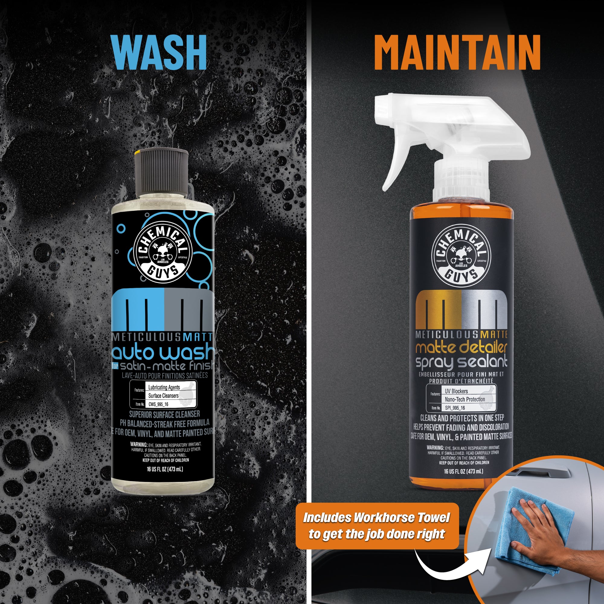 chemical-guys-matte-car-care-starter-kit-peinture-mate-entretien image 2