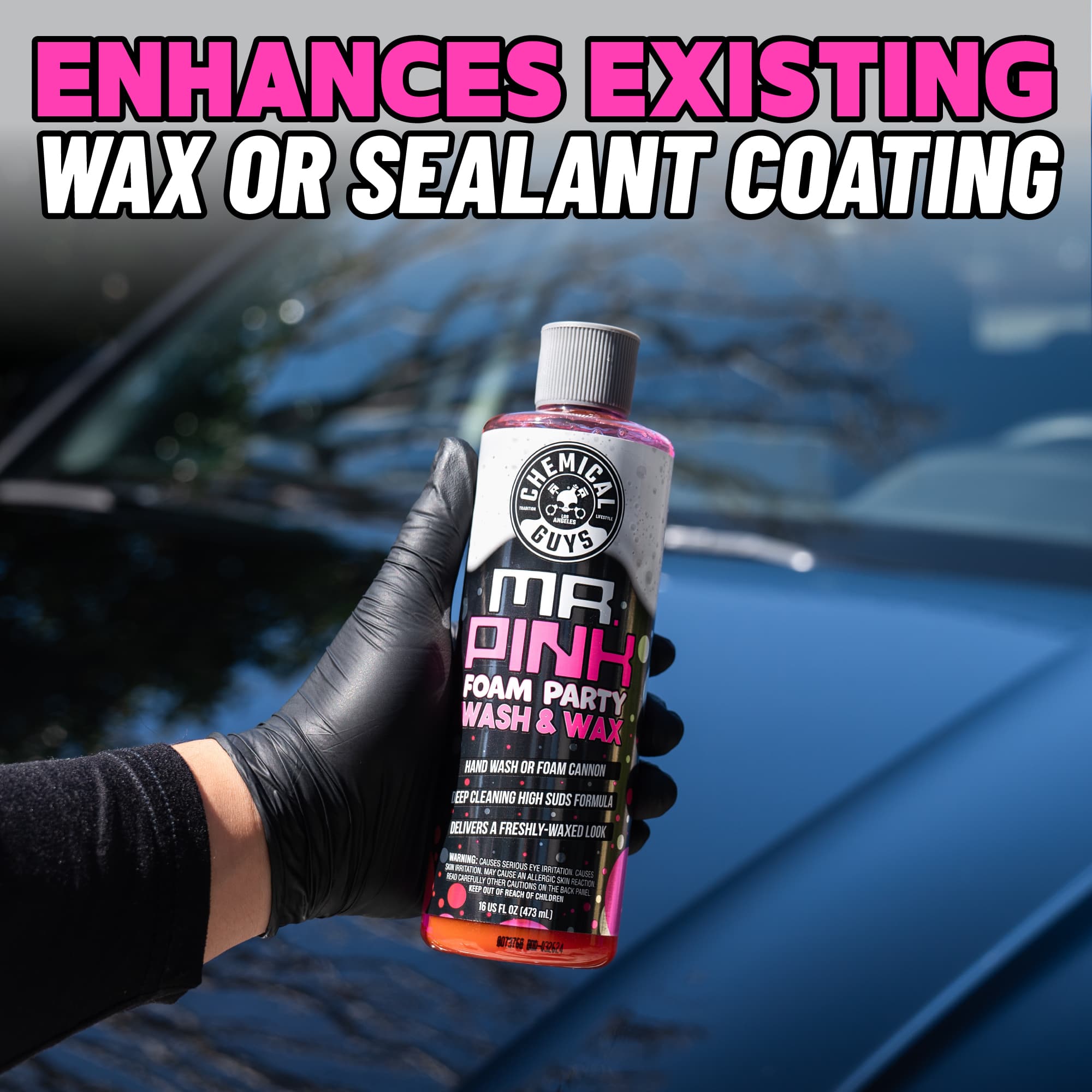 chemical-guys-mr-pink-foam-party-shampoing-auto-mousse-cire-16-oz image 7