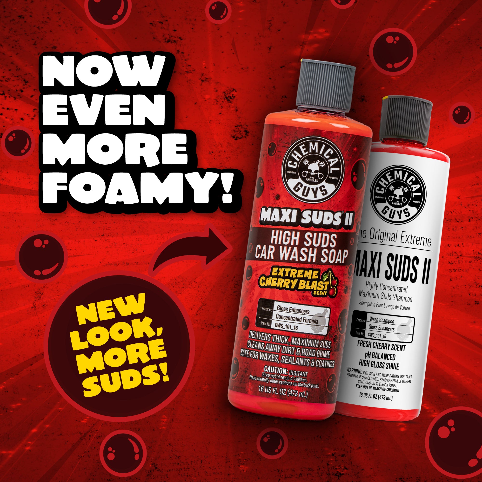 chemical-guys-maxi-suds-ii-shampoing-auto-cerise-16-oz image 7