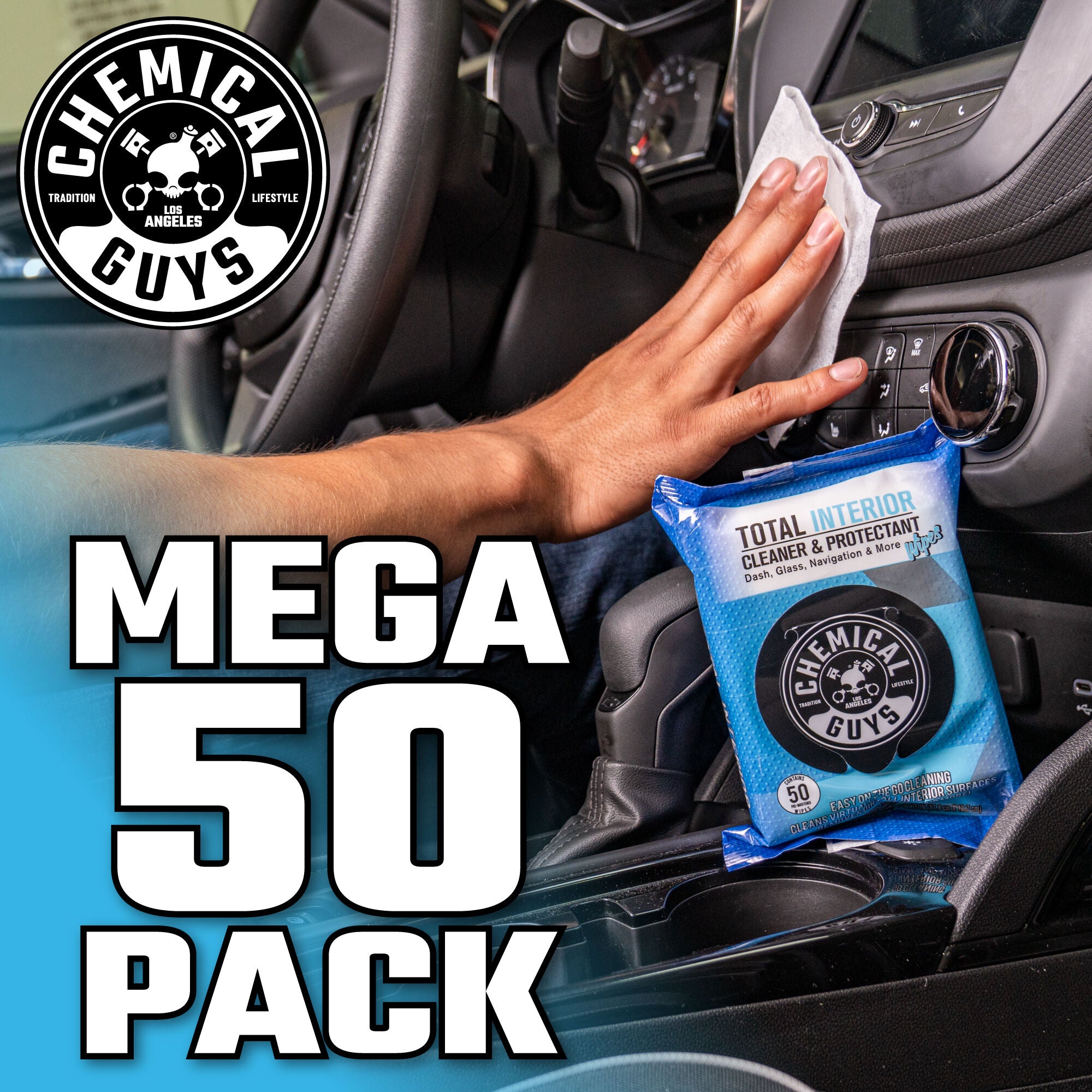 chemical-guys-total-interior-cleaner-lingettes-voiture-int-rieur-protection image 4