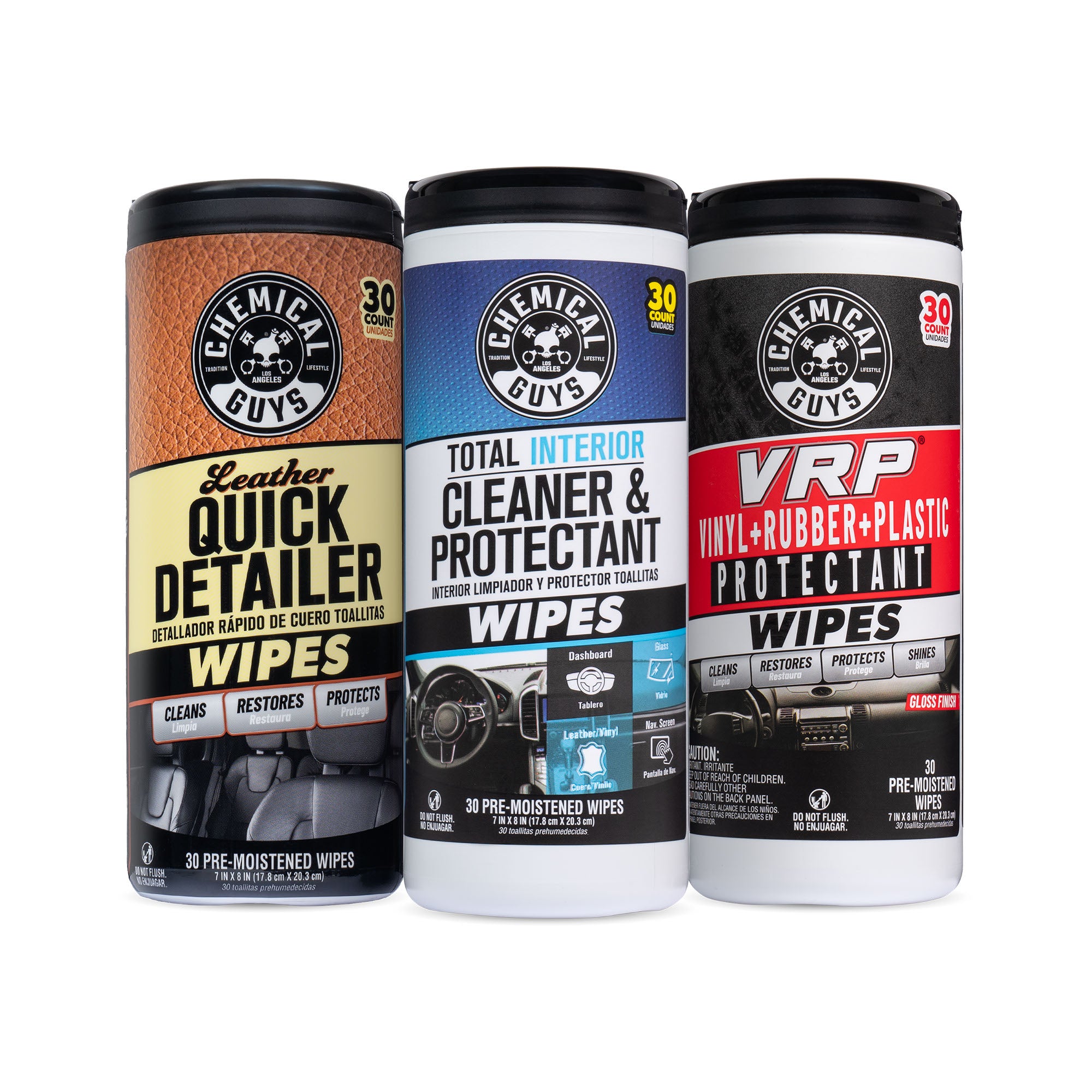 chemical-guys-canister-kit-lingettes-int-rieur-auto-3-en-1 image 1