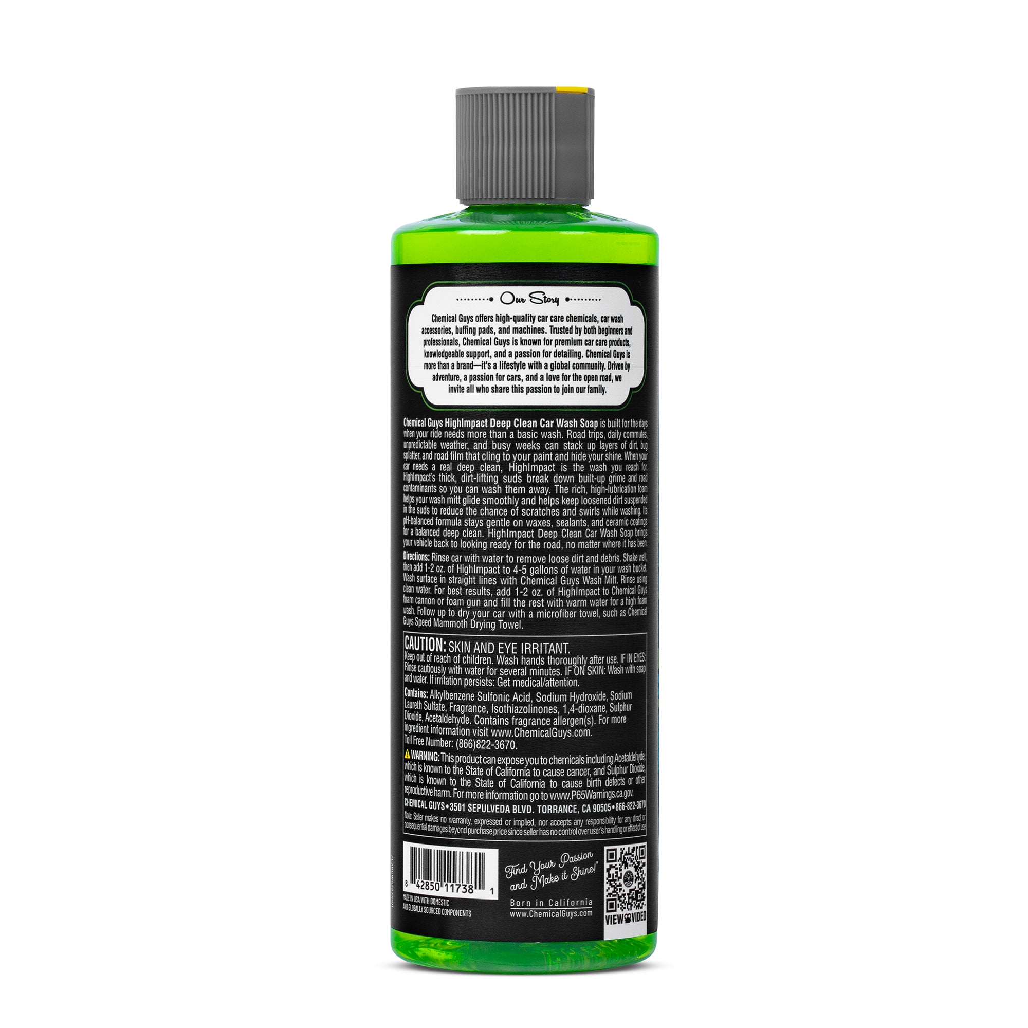 chemical-guys-highimpact-shampoing-voiture-473-ml-mousse-active image 8