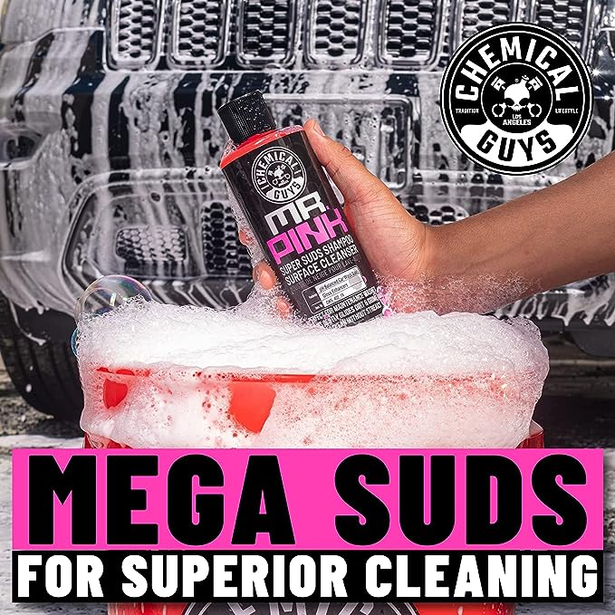 chemical-guys-mr-pink-foam-party-kit-lavage-auto-16-oz-canon-mousse image 4