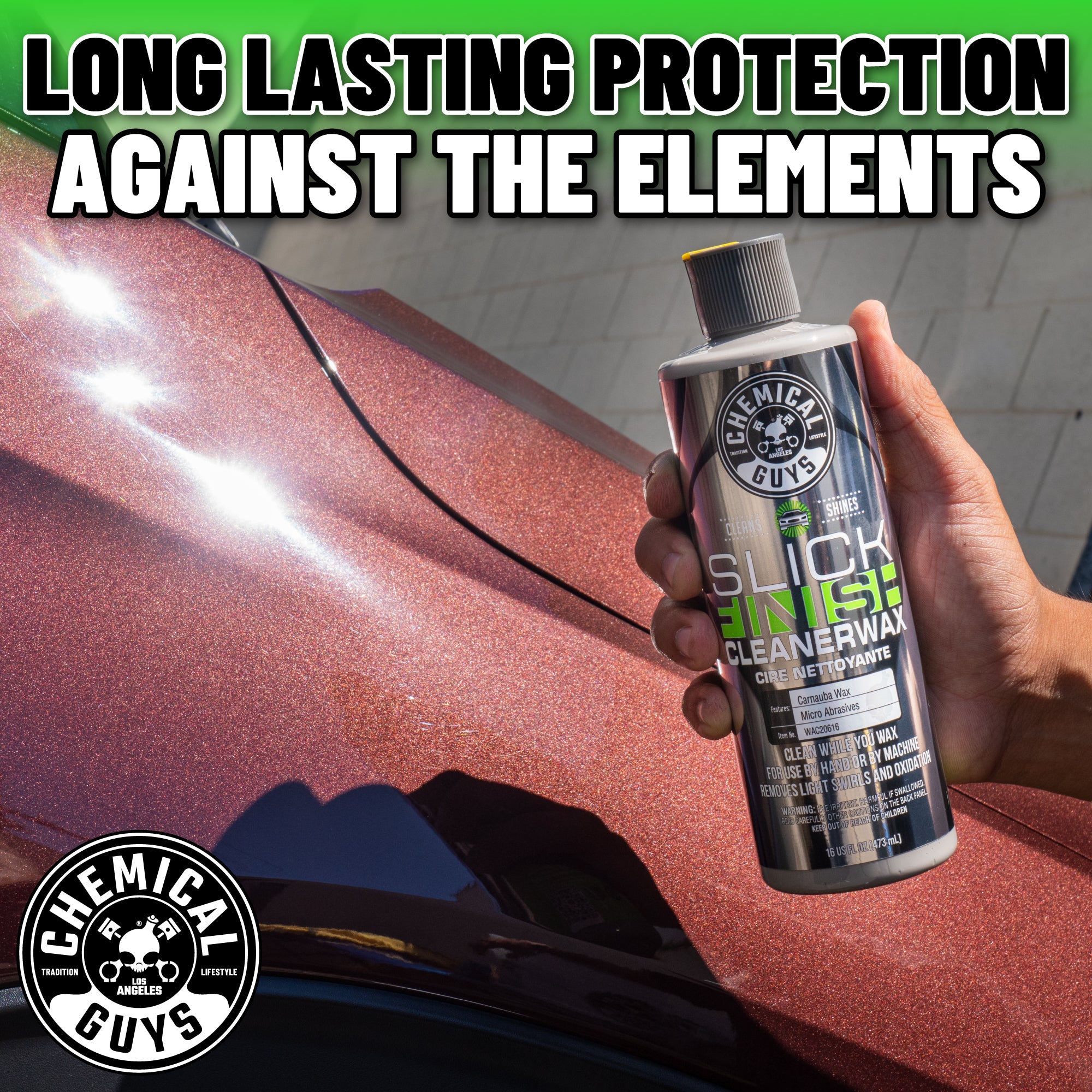 chemical-guys-slick-finish-cire-voiture-carnauba-16-oz image 6