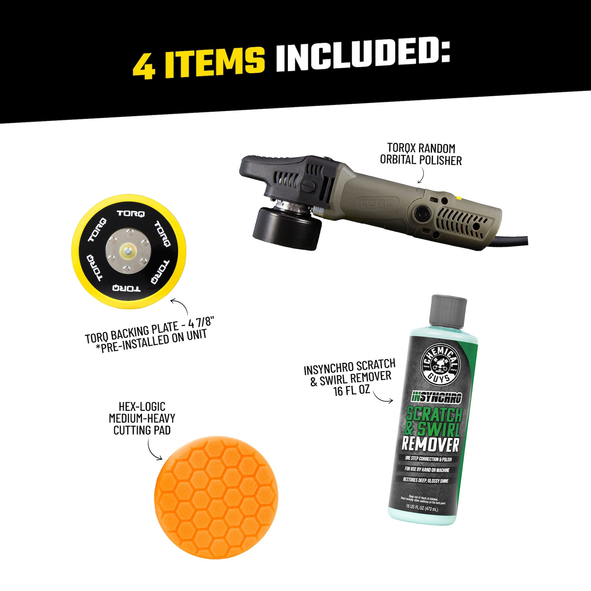 chemical-guys-one-step-kit-polissage-voiture-polisseuse-torqx image 2