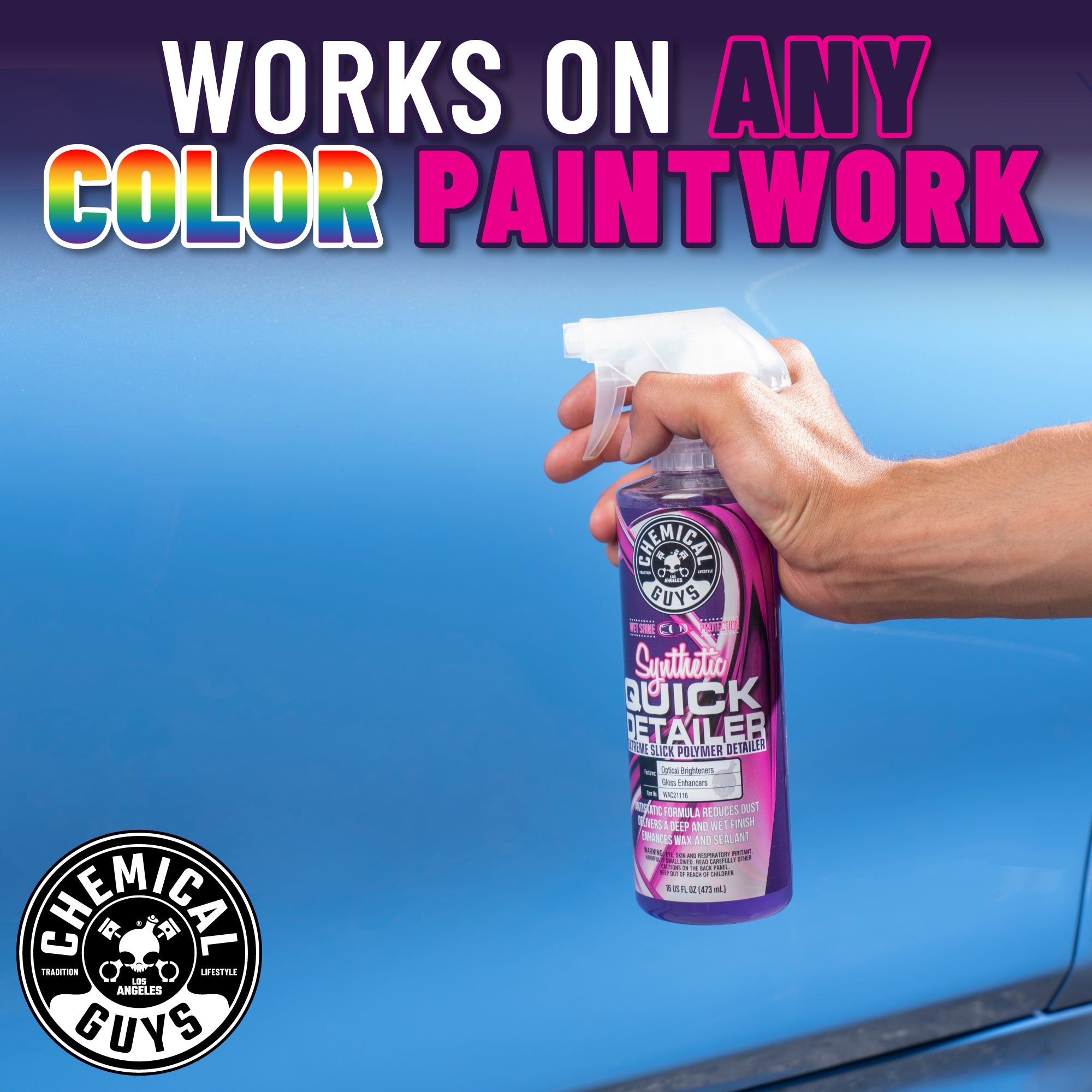 chemical-guys-extreme-slick-spray-detailing-rapide-16-oz-sans-traces image 3