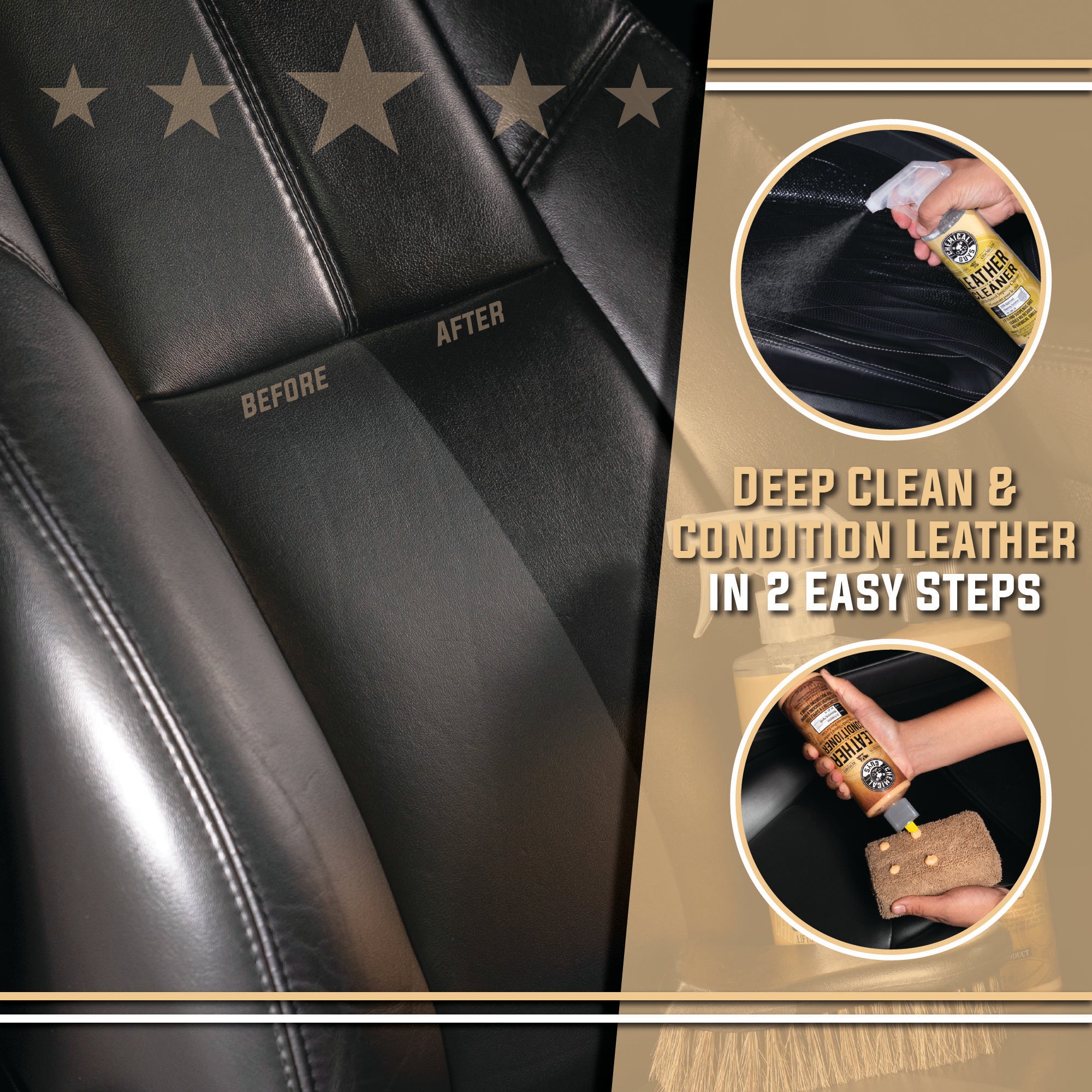chemical-guys-leather-care-kit-cuir-voiture-16-oz-4-oz image 2