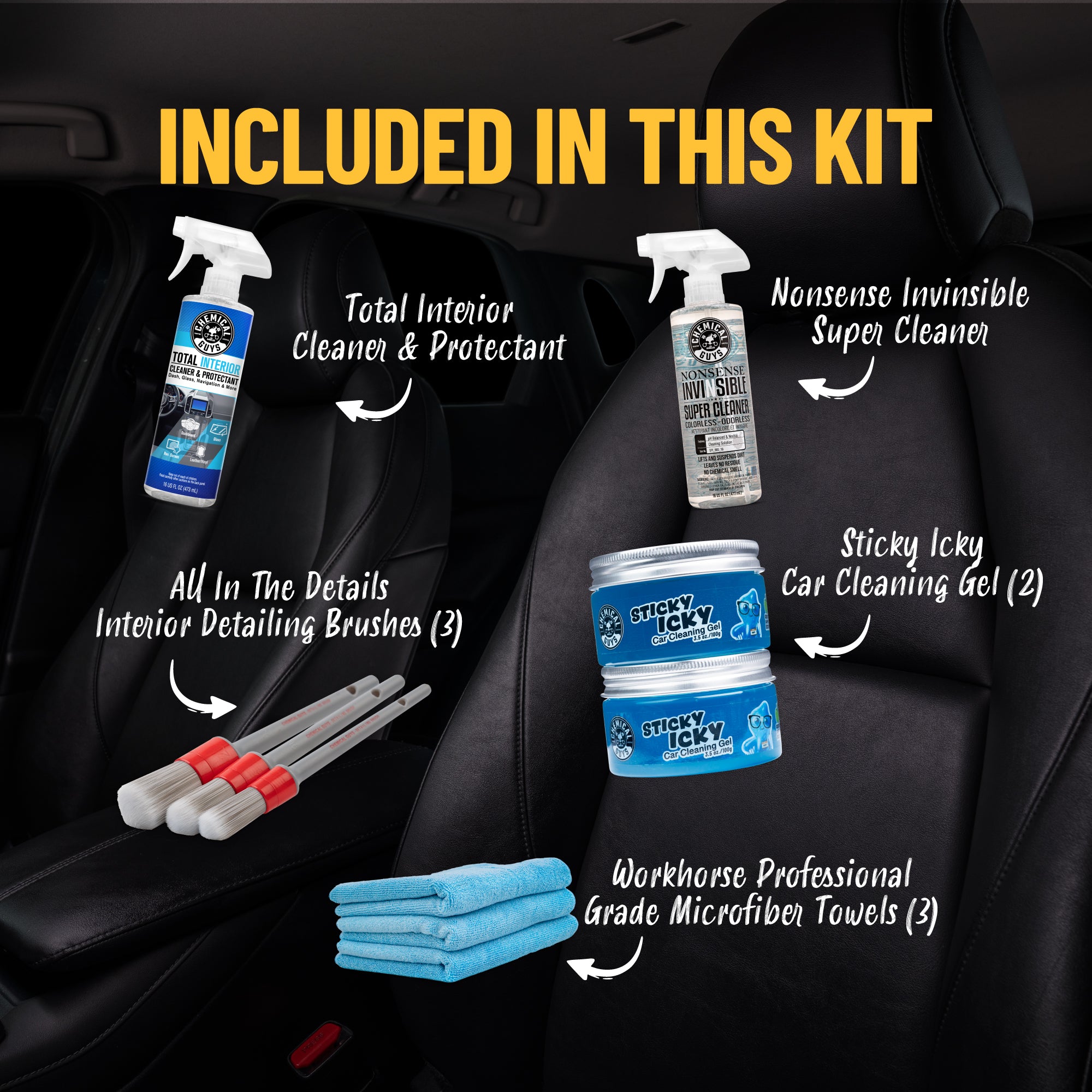 chemical-guys-interior-deep-clean-kit-nettoyage-int-rieur image 2