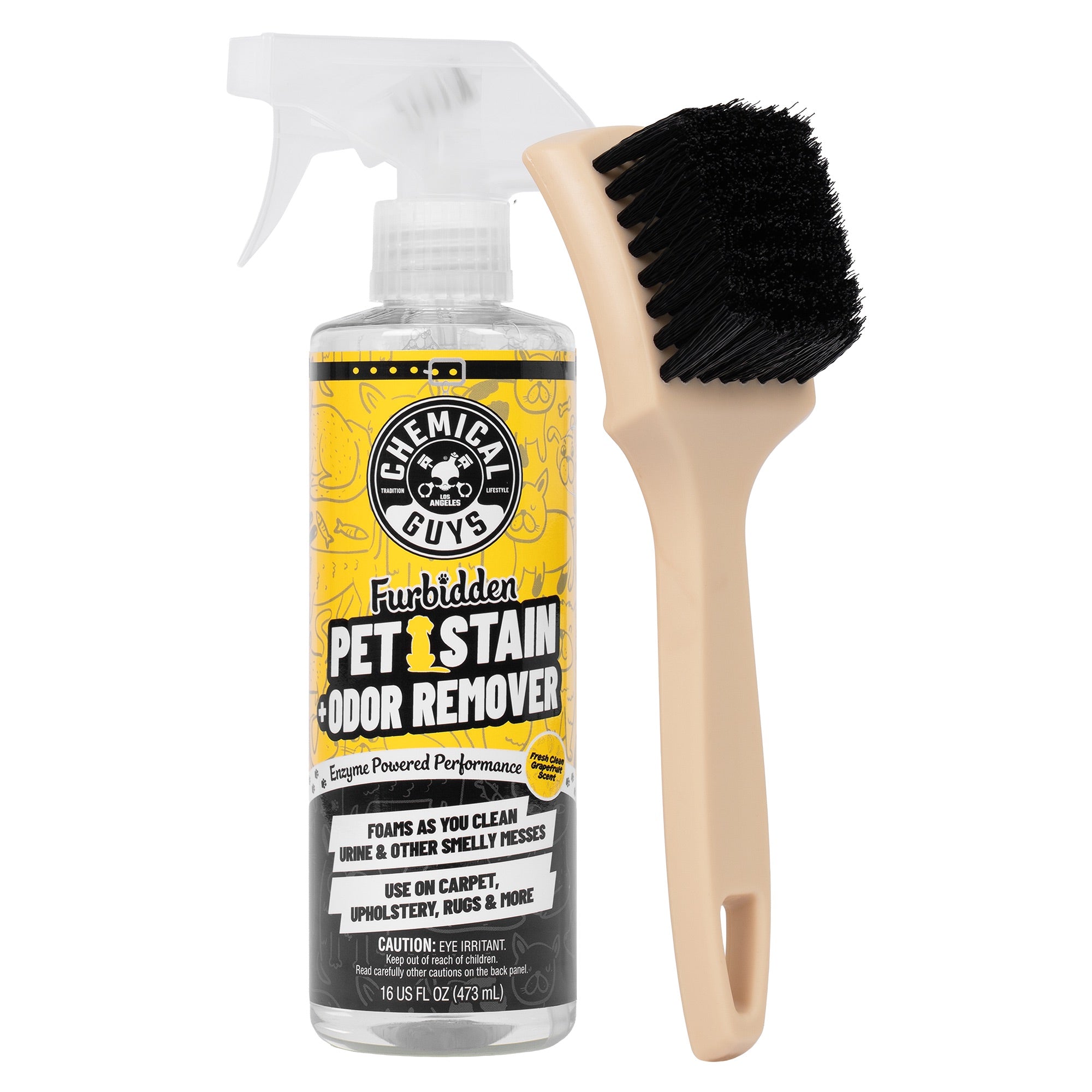 chemical-guys-furbidden-kit-d-tachant-odeur-animaux-brosse image 1