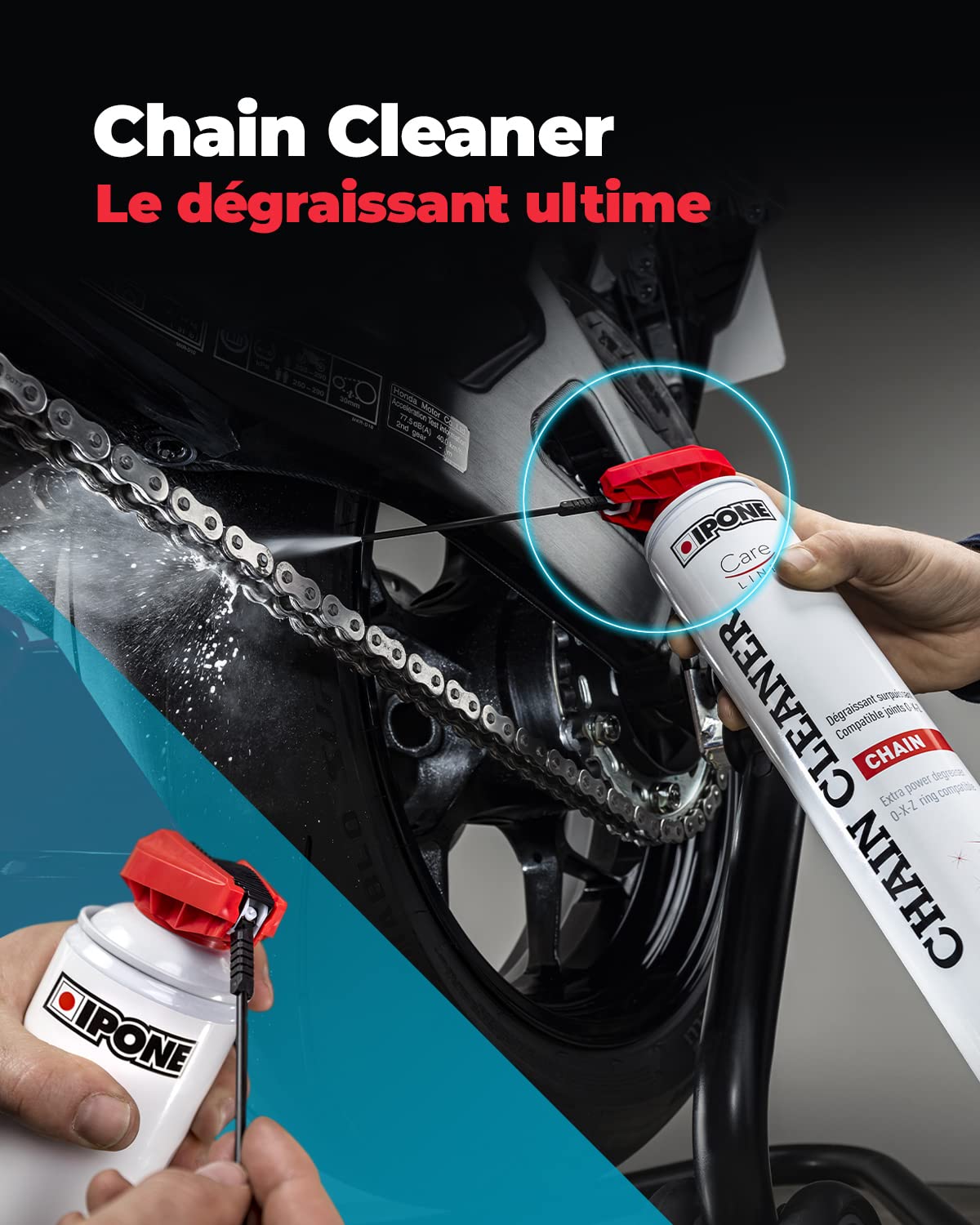ipone-road-chain-care-pack-cha-ne-2x750-ml-brosse-route image 5