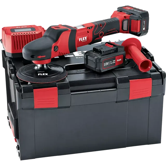 flex-pe-150-18-0-ec-polisseuse-rotative-sans-fil-18v-kit image 1