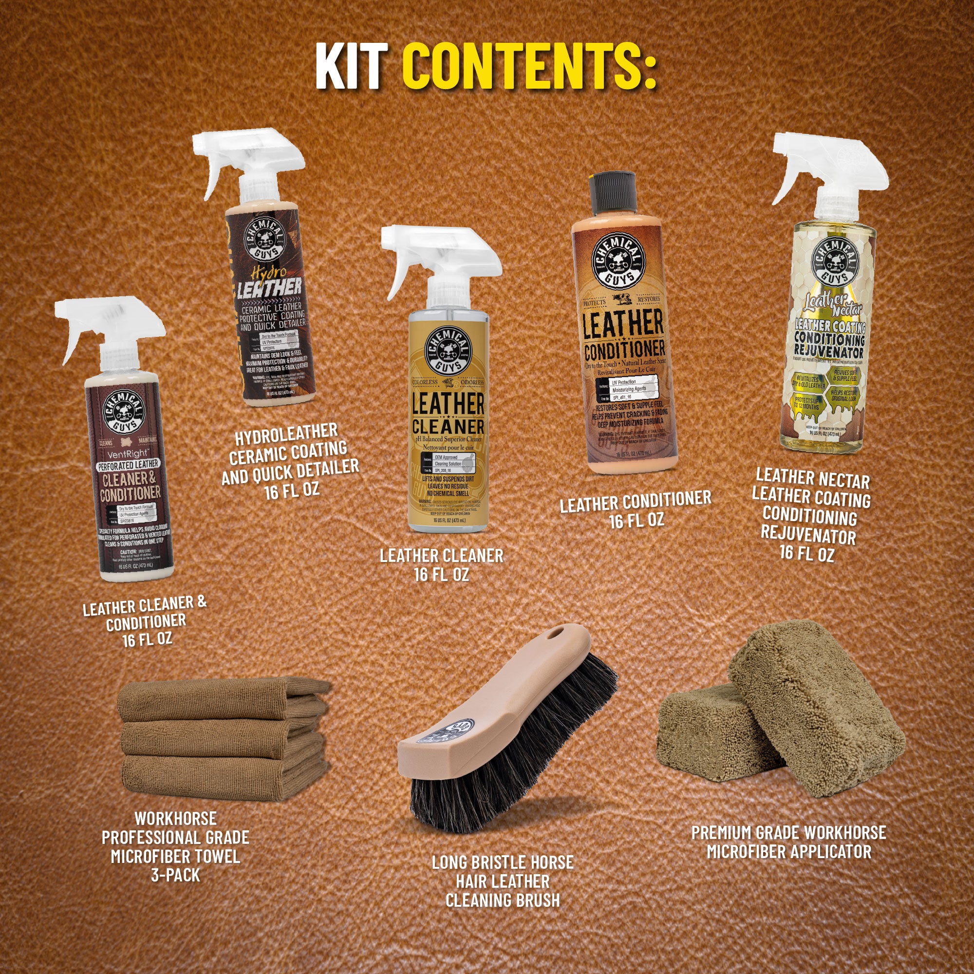 chemical-guys-leather-care-arsenal-kit-cuir-voiture image 2