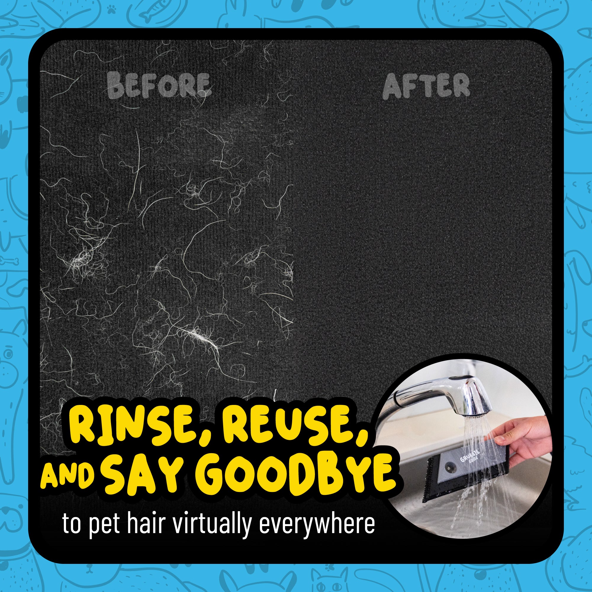 chemical-guys-grubbie-pet-hair-brosse-poils-animaux-auto image 4