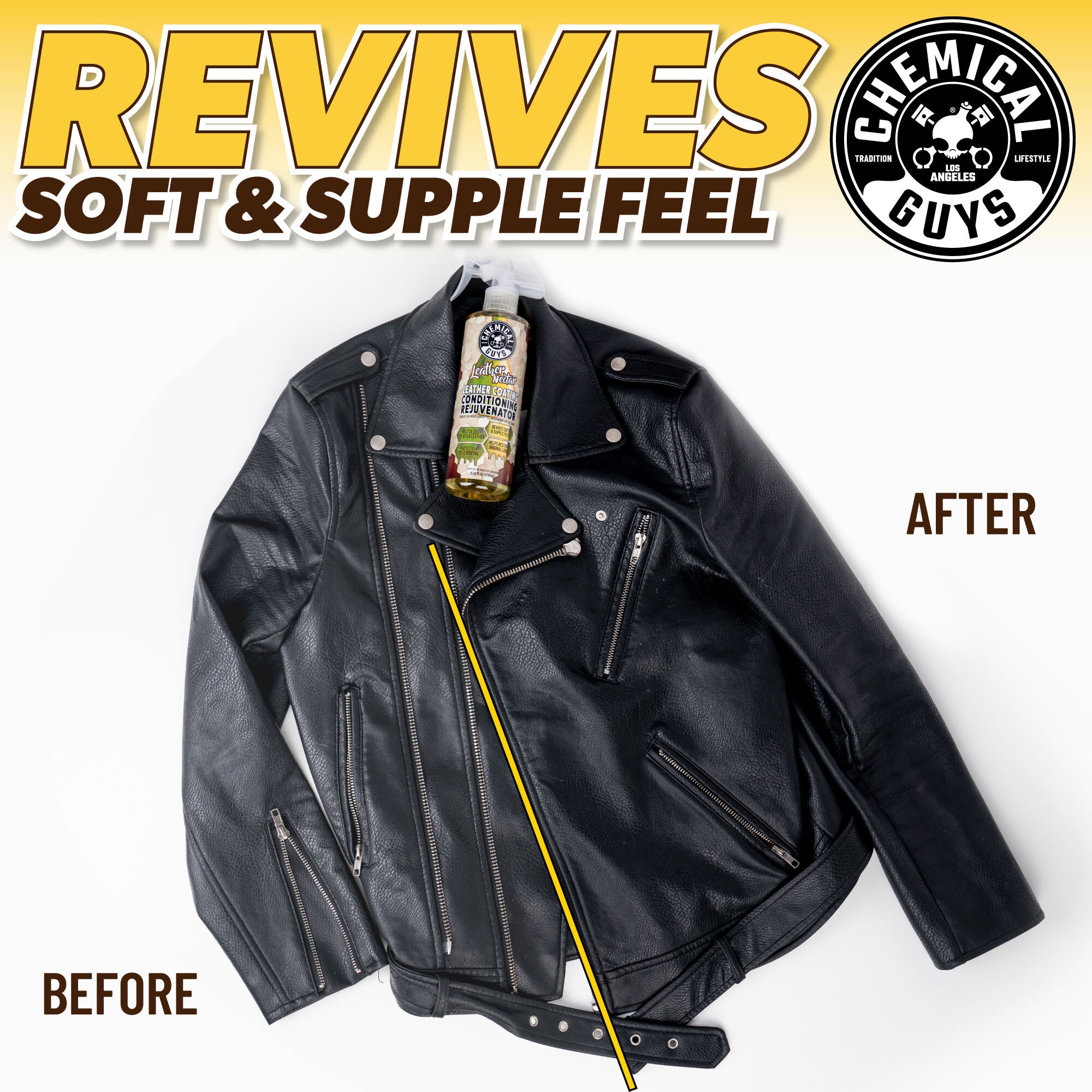 chemical-guys-leather-nectar-soin-cuir-auto-16-oz-r-novateur image 5