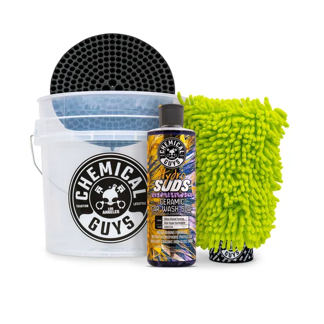chemical-guys-wash-and-gloss-kit-lavage-c-ramique-seau-gant image 1