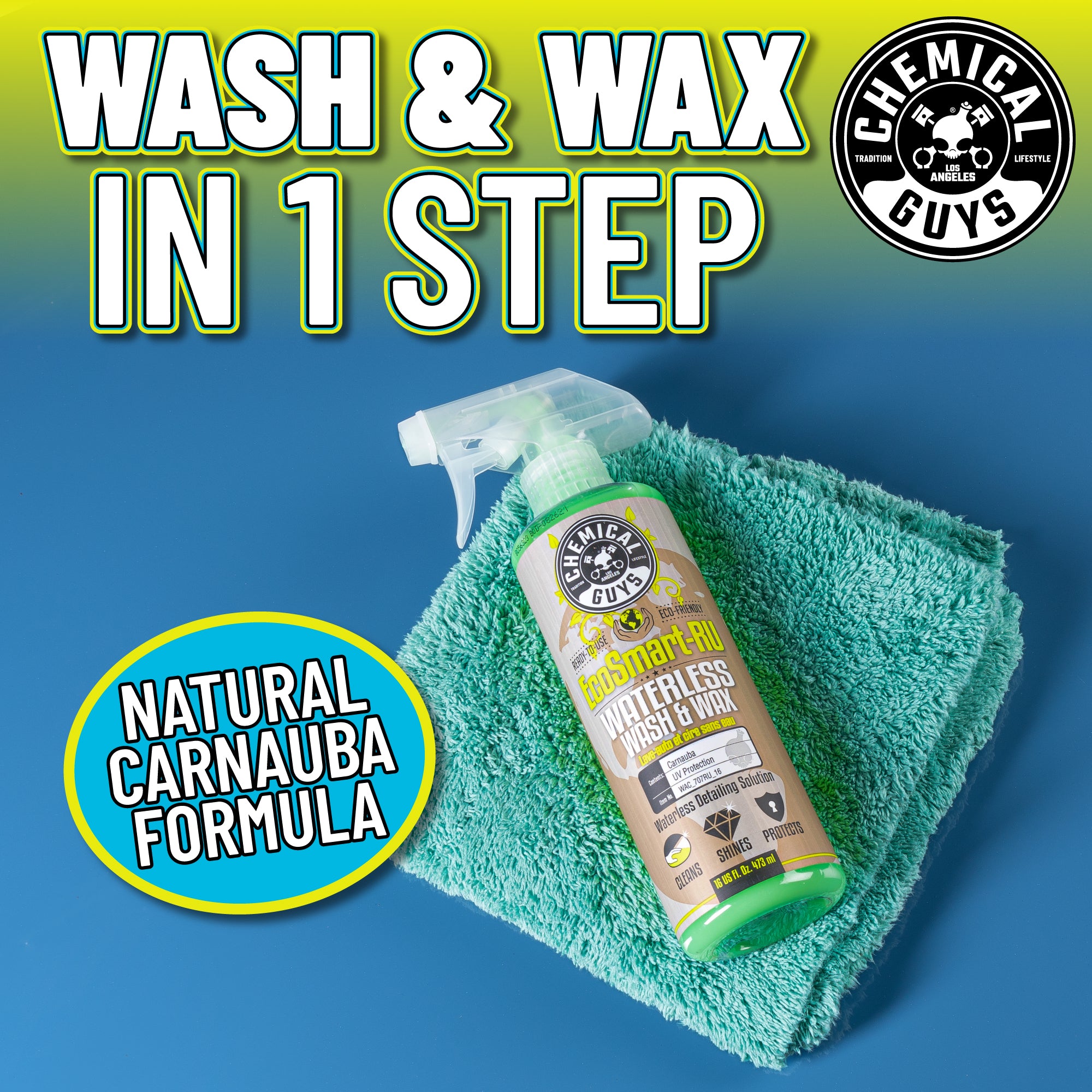 chemical-guys-ecosmart-ru-lavage-sans-eau-16-oz-cire-carnauba image 3
