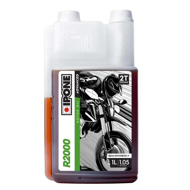 ipone-r2000-huile-moto-2t-1l-semi-synth-se-standard image 1