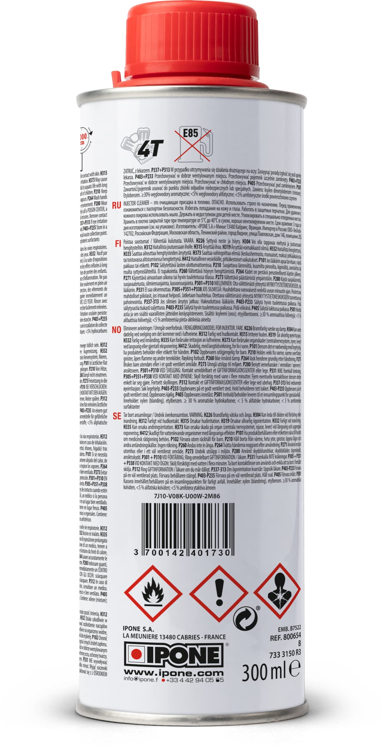 ipone-injector-cleaner-nettoyant-injecteurs-moto-300-ml-anti-fum-e image 2