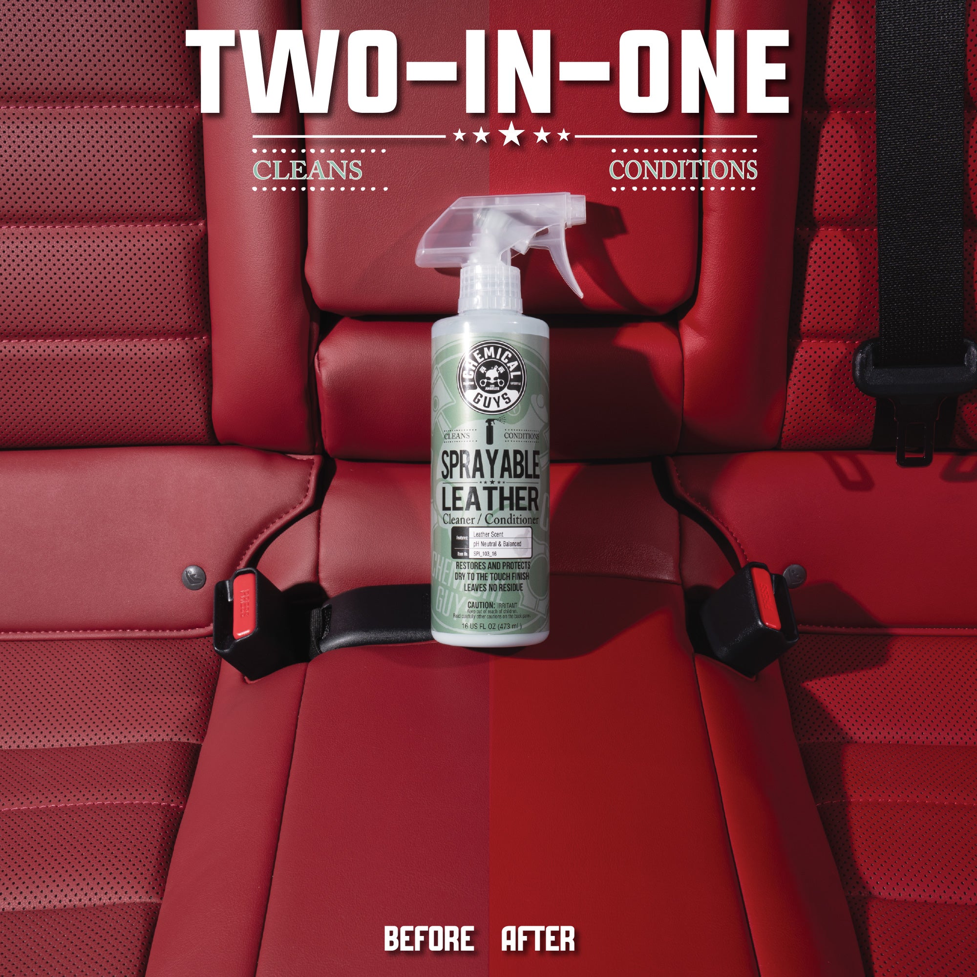 chemical-guys-sprayable-leather-nettoyant-cuir-2-en-1-473-ml image 2