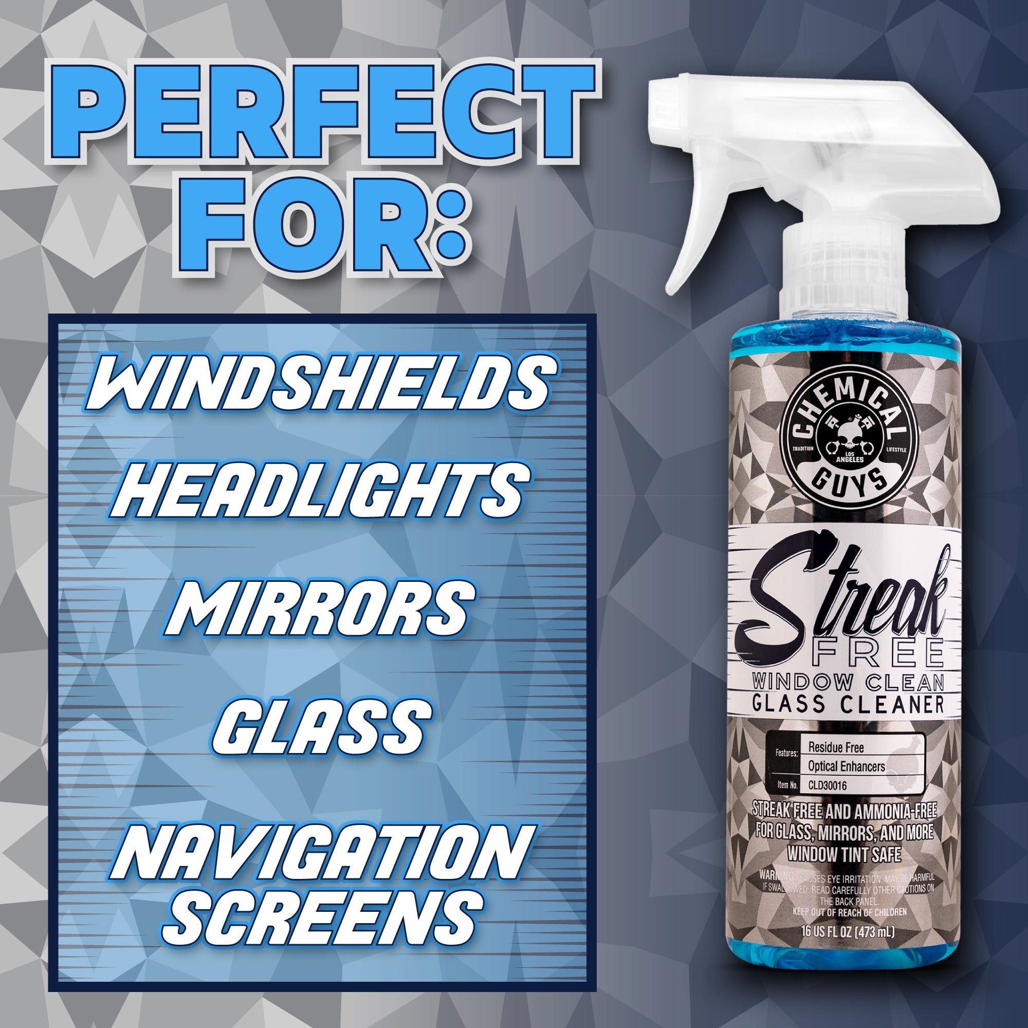 chemical-guys-streak-free-window-clean-nettoyant-vitres-473-ml-sans-traces image 8