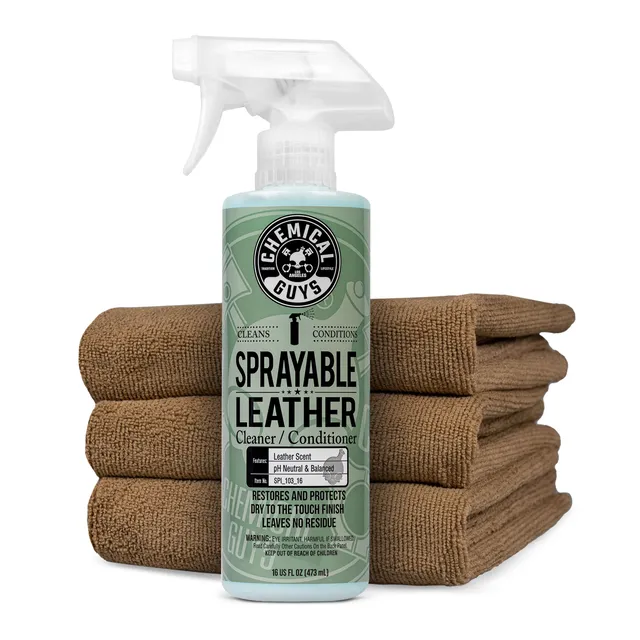 chemical-guys-leather-kit-soin-cuir-spray-microfibres image 1