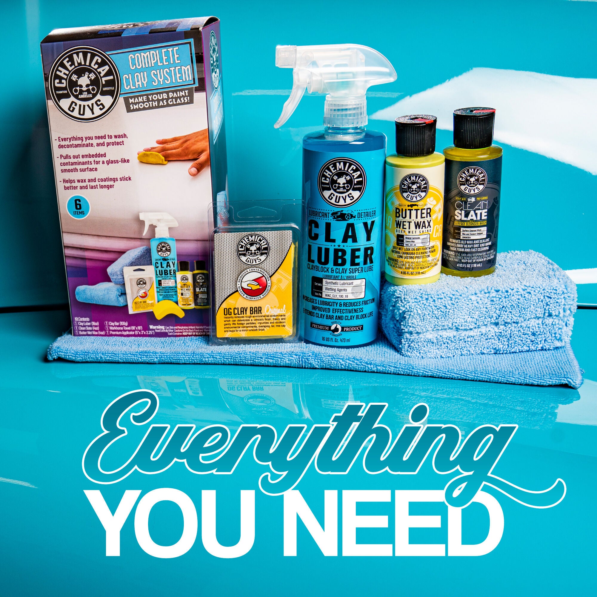 chemical-guys-complete-clay-system-kit-d-contamination-peinture image 2