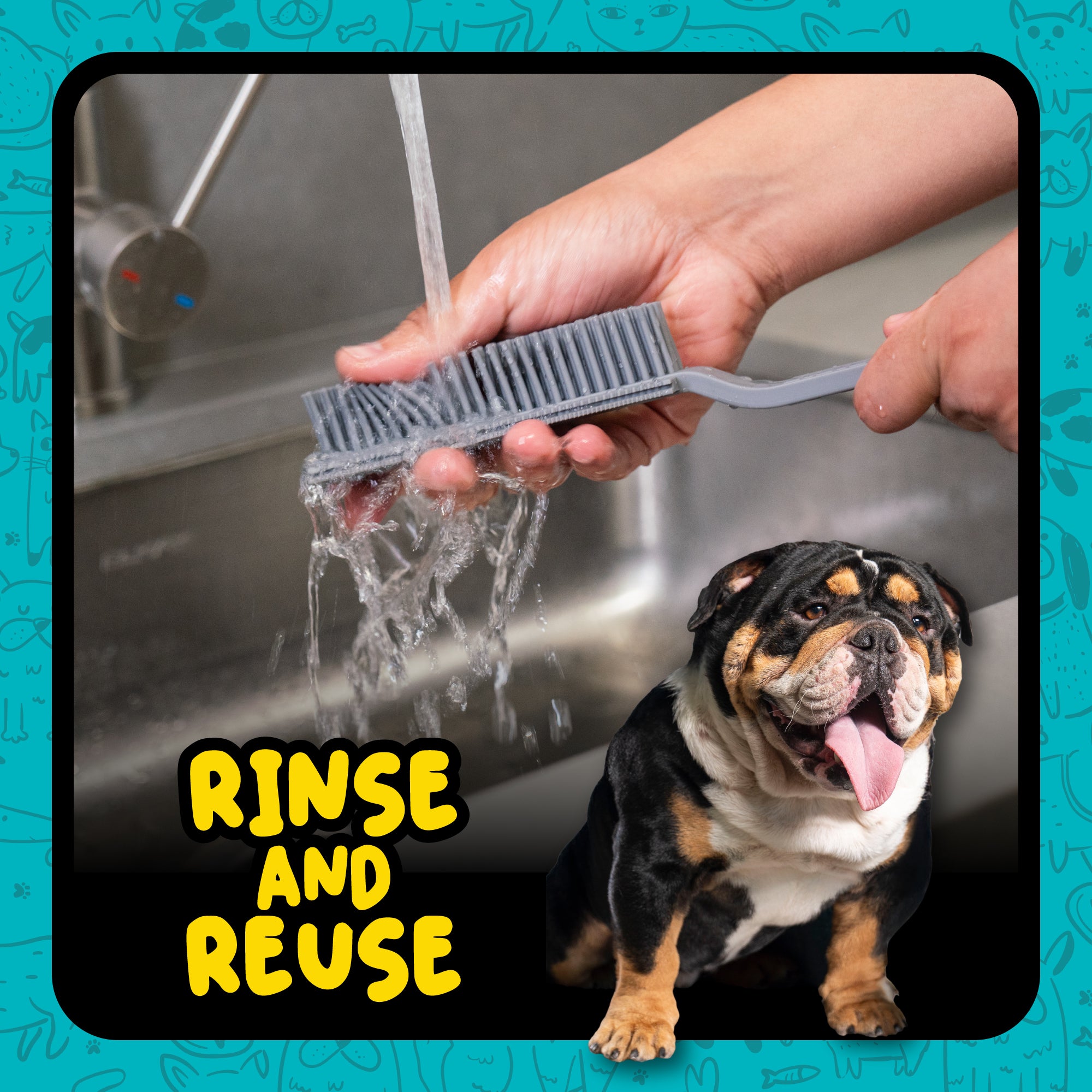 chemical-guys-grubbie-brosse-poils-animaux-auto-double-face image 7