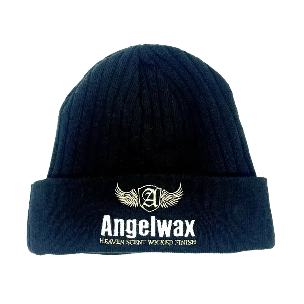 angelwax-merchandise-beanie-bonnet-brod-noir-chaud-hiver image 1