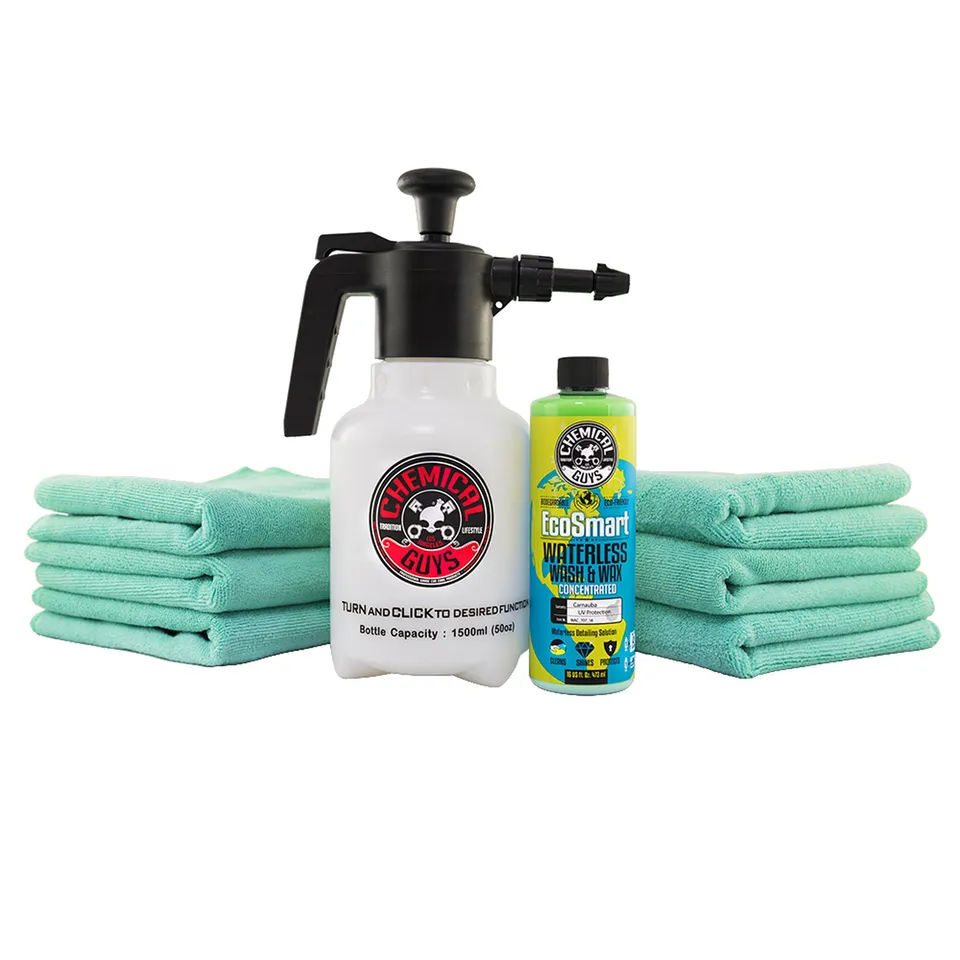 chemical-guys-wash-wax-kit-lavage-spray-2-serviettes image 1