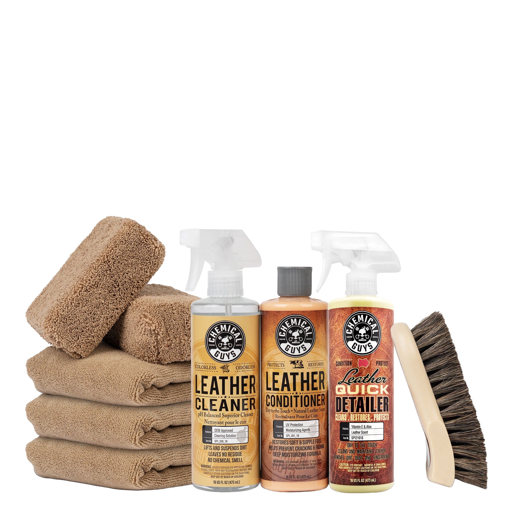 chemical-guys-kit-entretien-cuir-si-ges-et-int-rieur-complet image 1