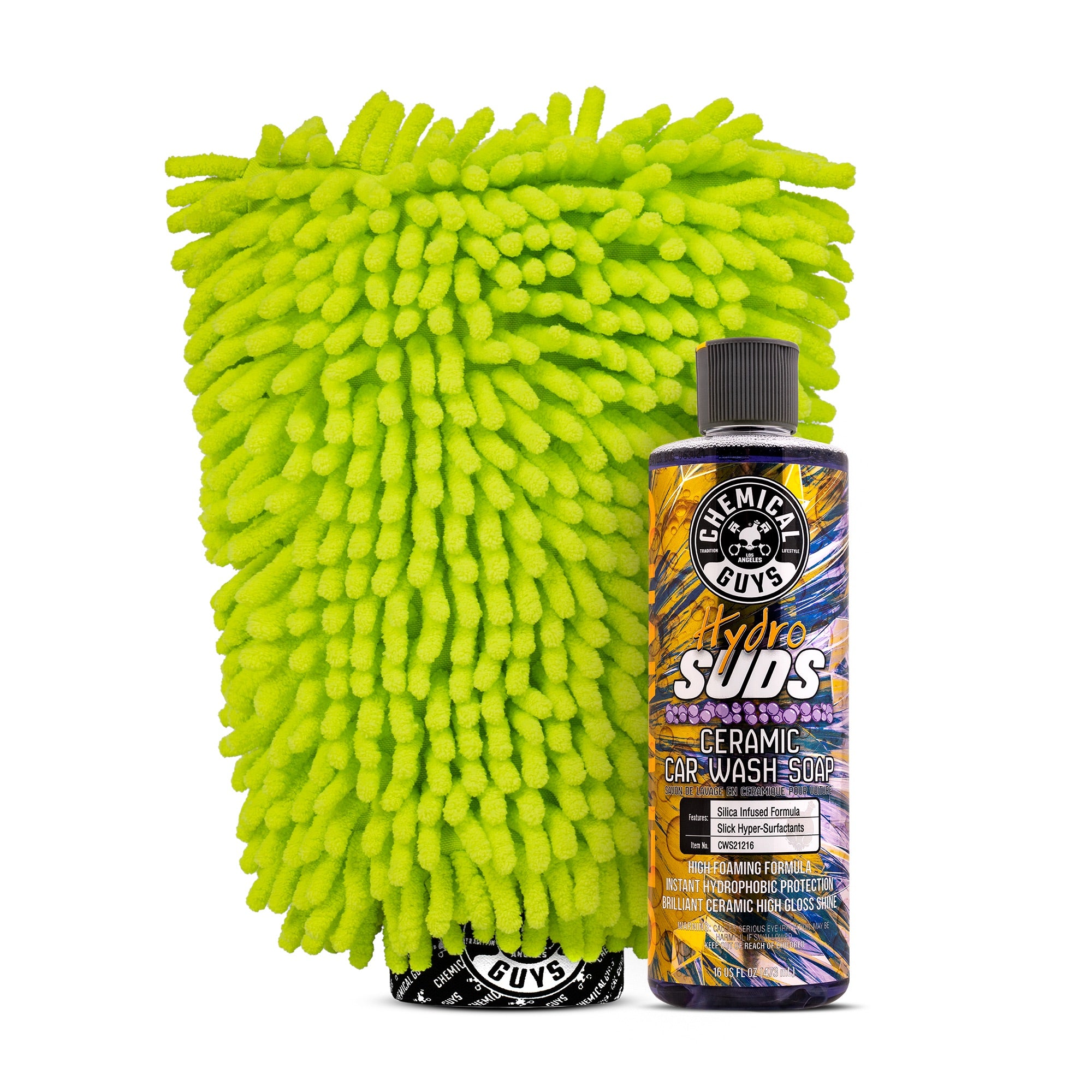 chemical-guys-hydrosuds-shampoing-c-ramique-auto-gant-lot image 1