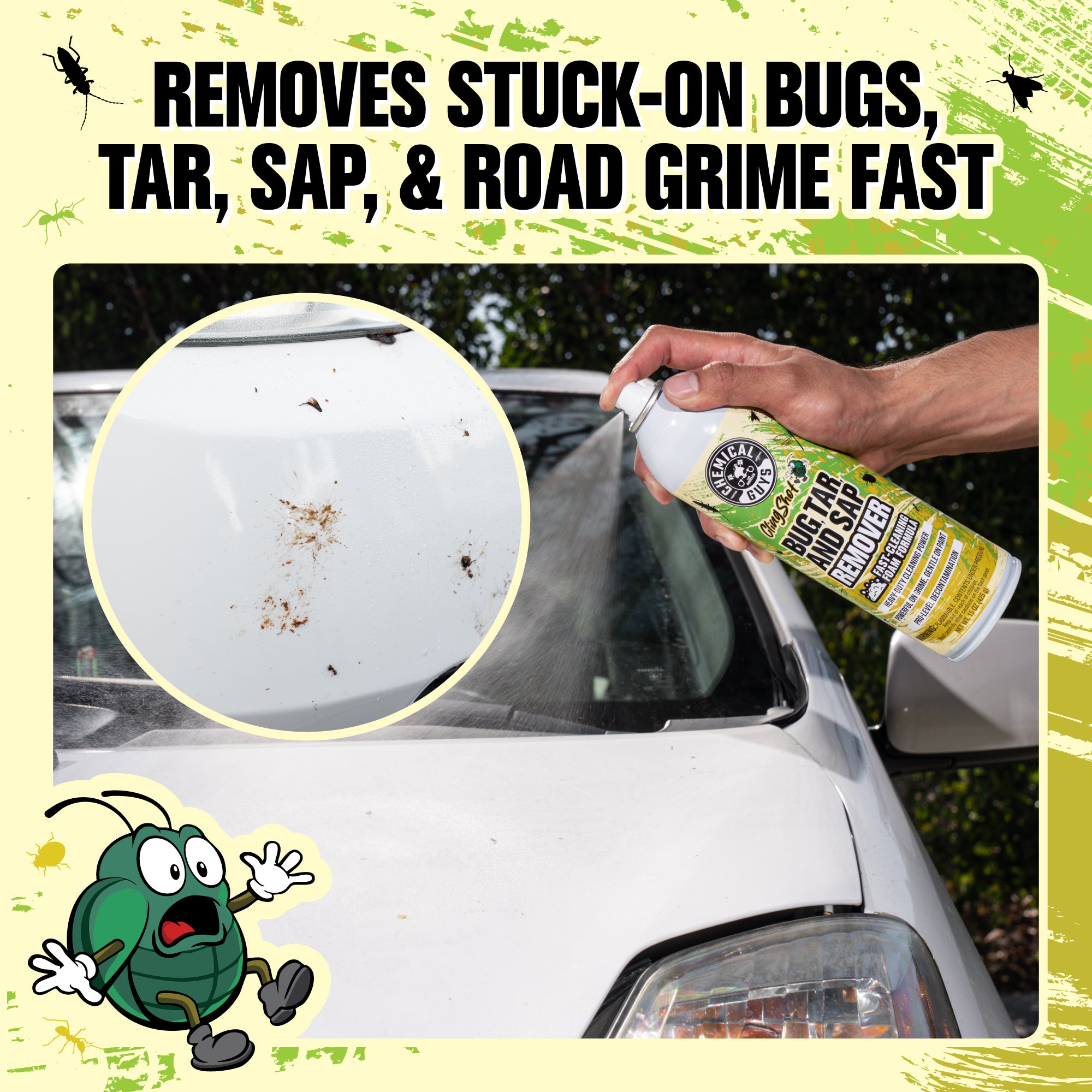 chemical-guys-clingshot-nettoyant-anti-insectes-goudron-mousse image 2