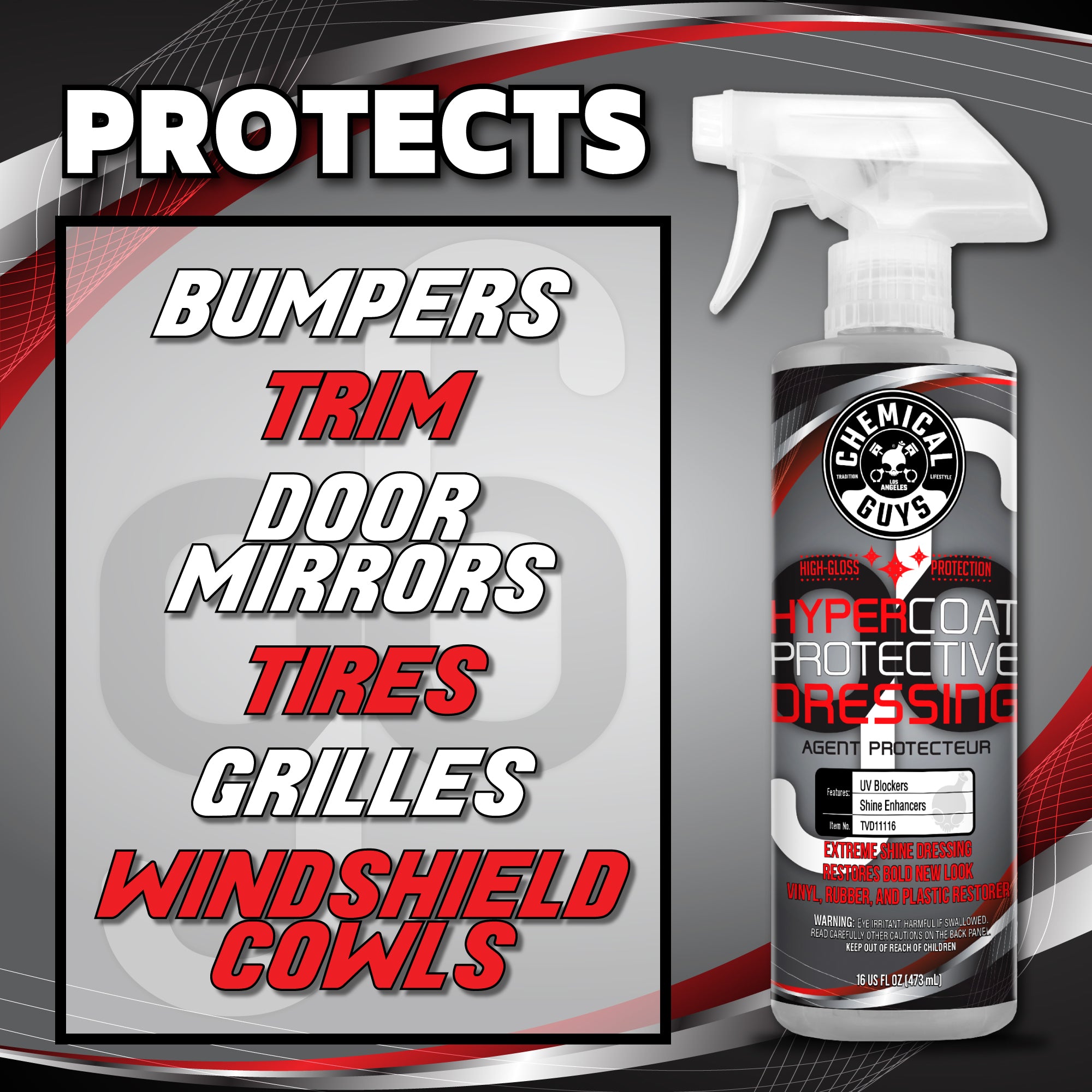 chemical-guys-g6-hypercoat-dressing-pneu-plastique-16-oz image 3