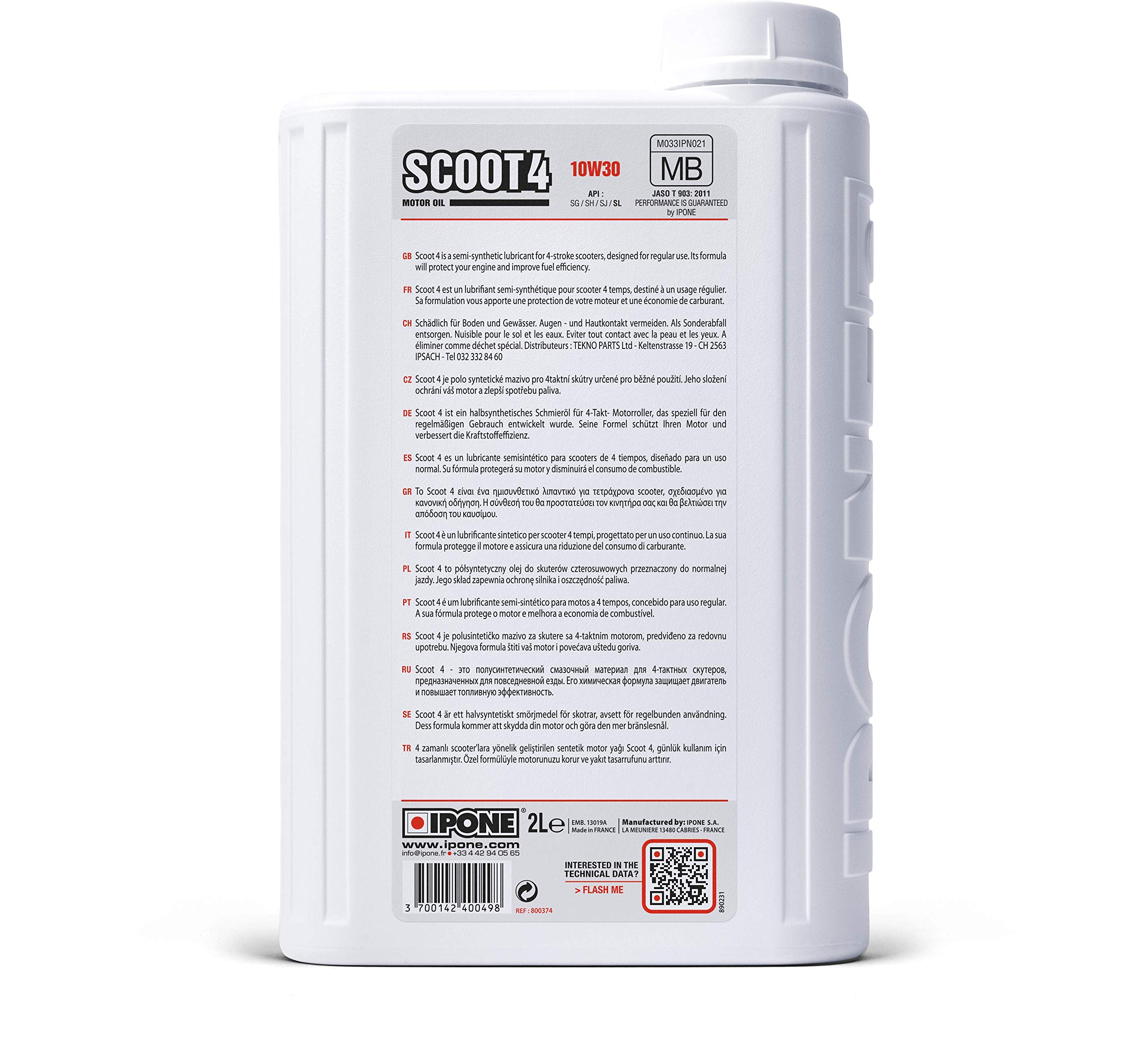 ipone-scoot-4-10w30-huile-scooter-4t-2-l image 3