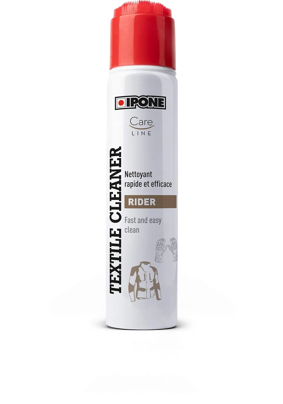 ipone-textile-cleaner-mousse-nettoyante-textile-moto-300-ml-brosse image 1