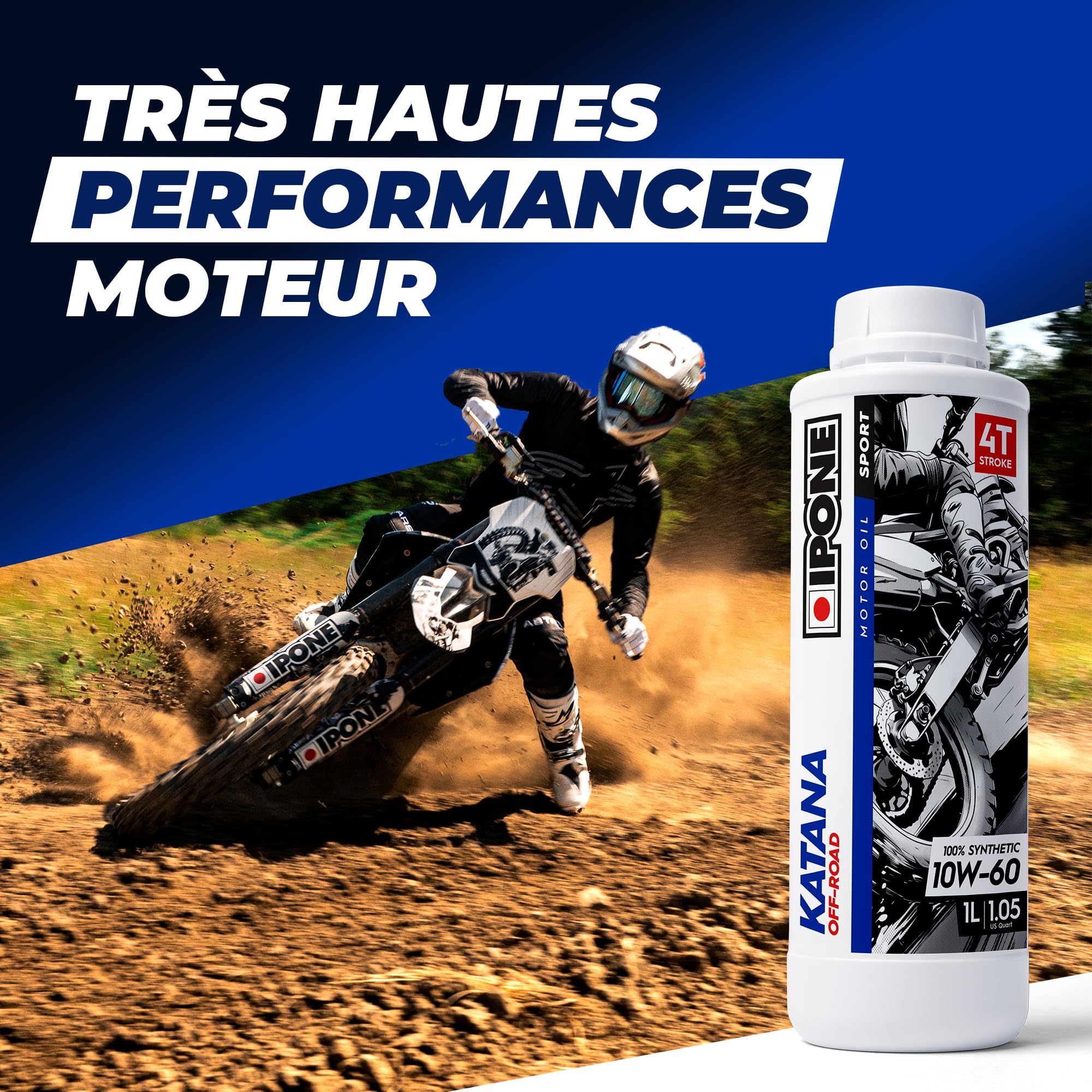 ipone-katana-off-road-huile-moto-4t-10w60-4l-100-synth-tique image 4