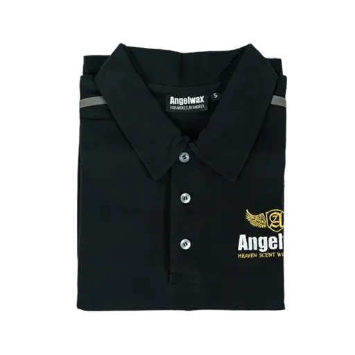 angelwax-merchandise-polo-shirt-coton-brod-taille-l image 1