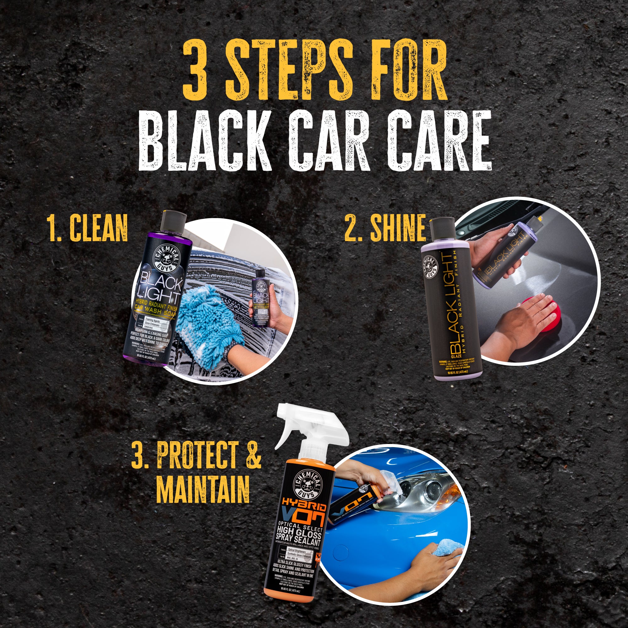 chemical-guys-black-car-care-kit-entretien-voiture-noire image 2
