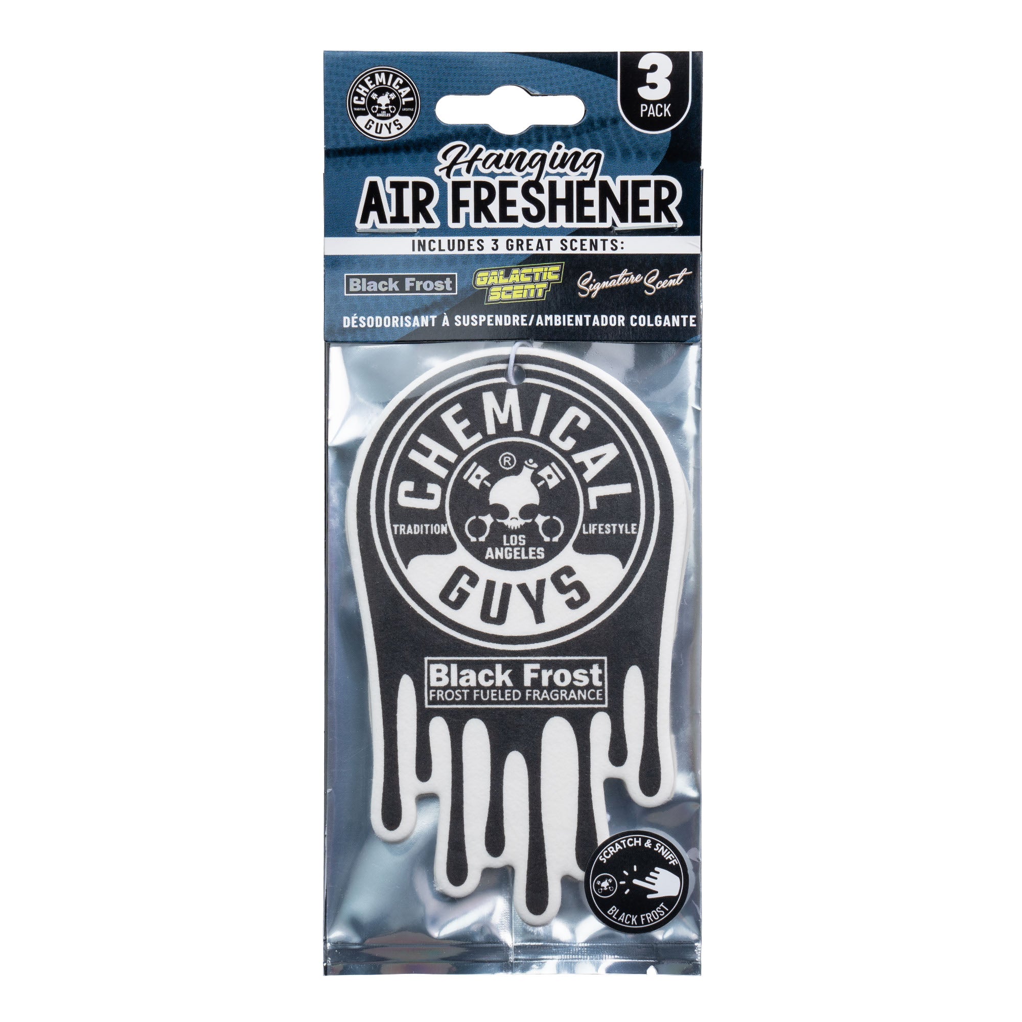 chemical-guys-d-sodorisant-voiture-suspendu-black-frost-lot-3 image 1