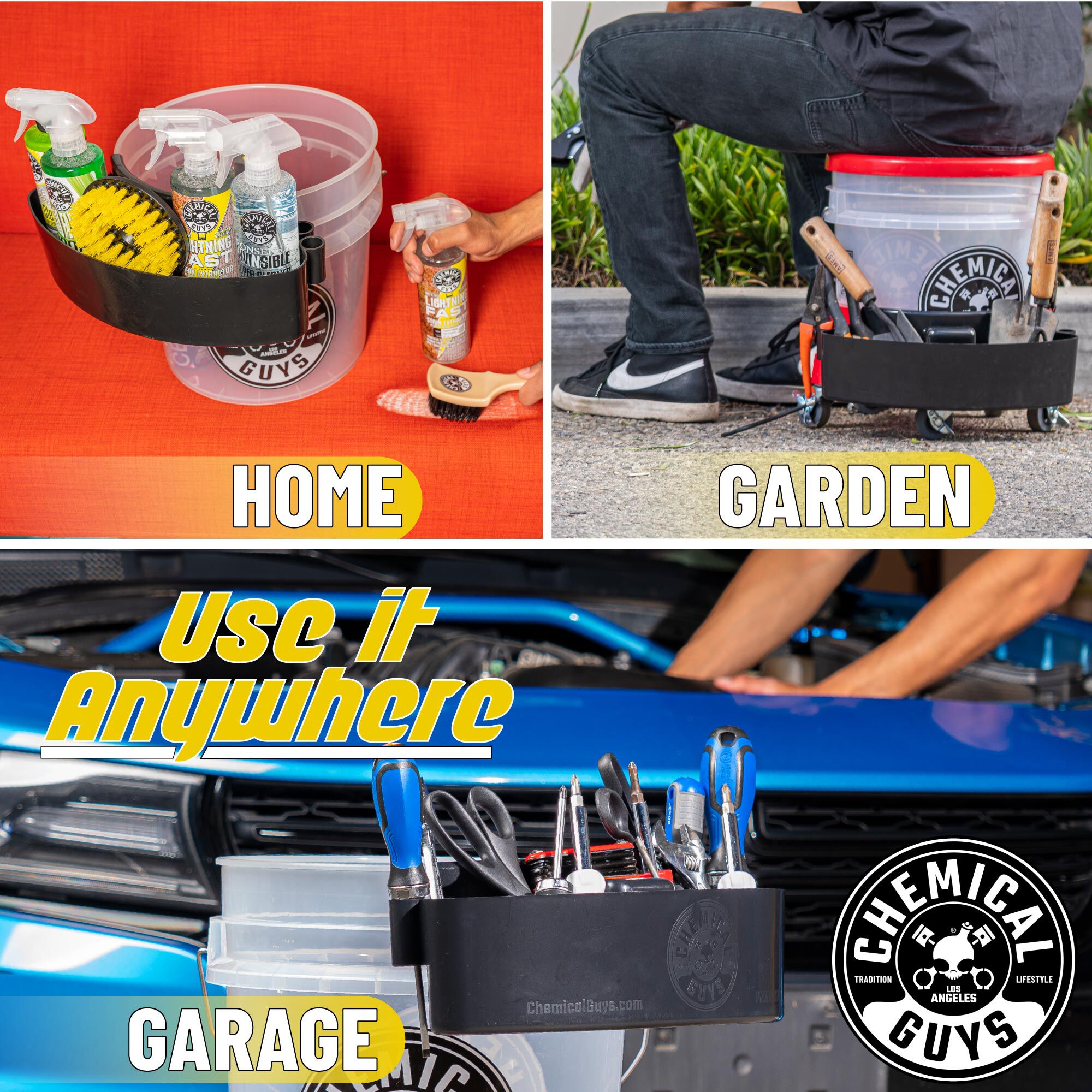chemical-guys-freeloader-bucket-organizer-seau-detailing-noir image 8