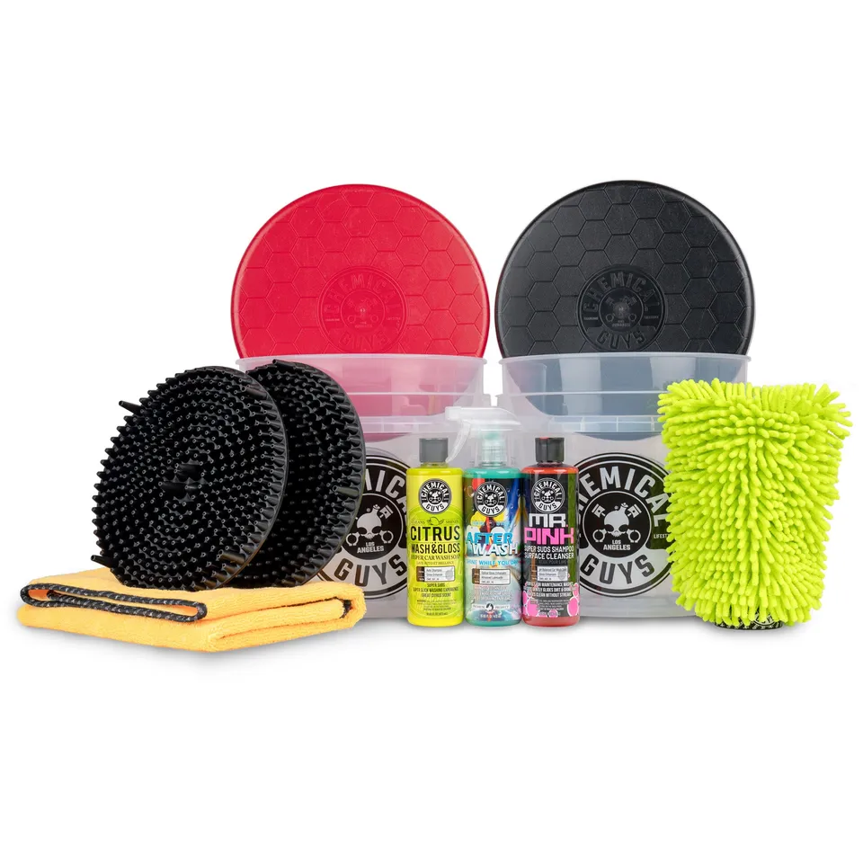 chemical-guys-wash-and-gloss-kit-lavage-2-seaux-deluxe image 1