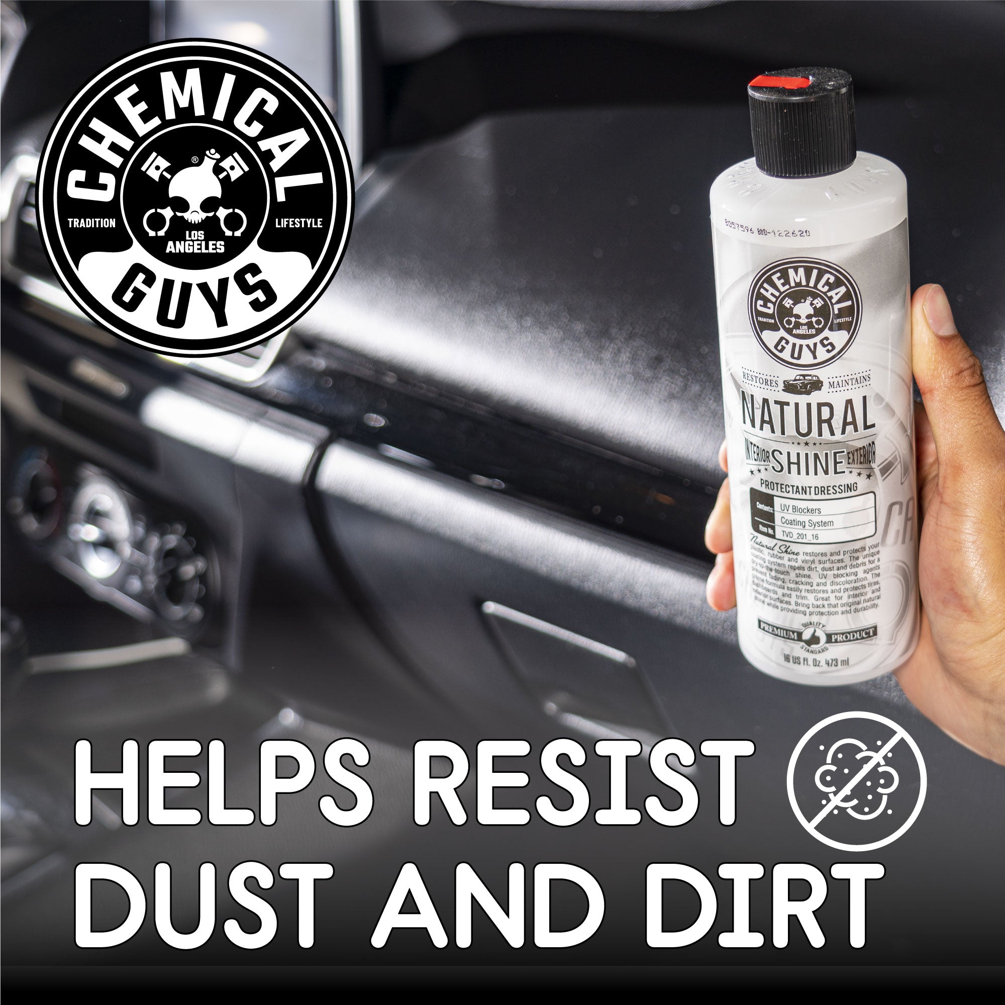 chemical-guys-natural-shine-dressing-plastique-mat-16-oz image 7
