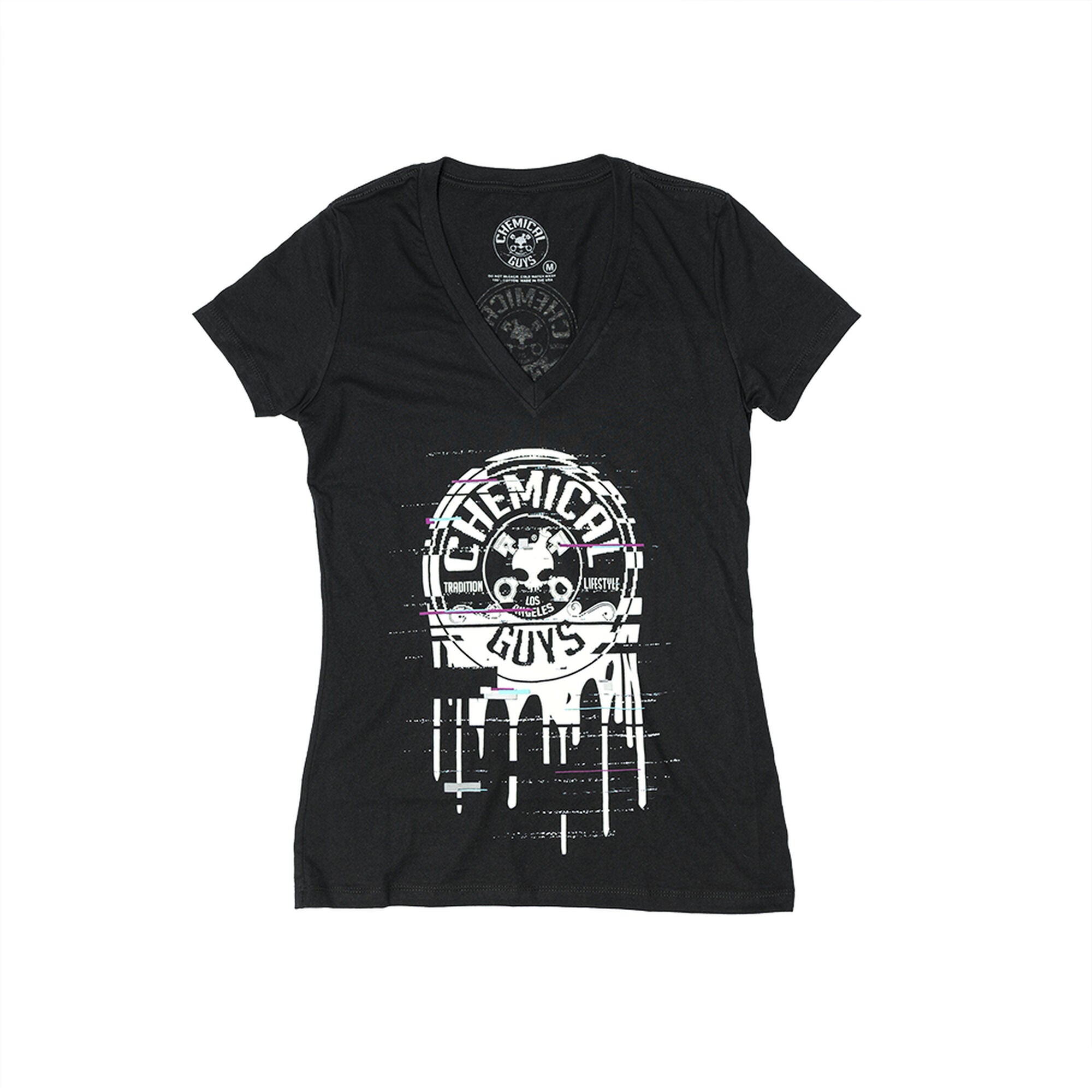 chemical-guys-white-noise-t-shirt-coton-homme-femme-blanc image 2