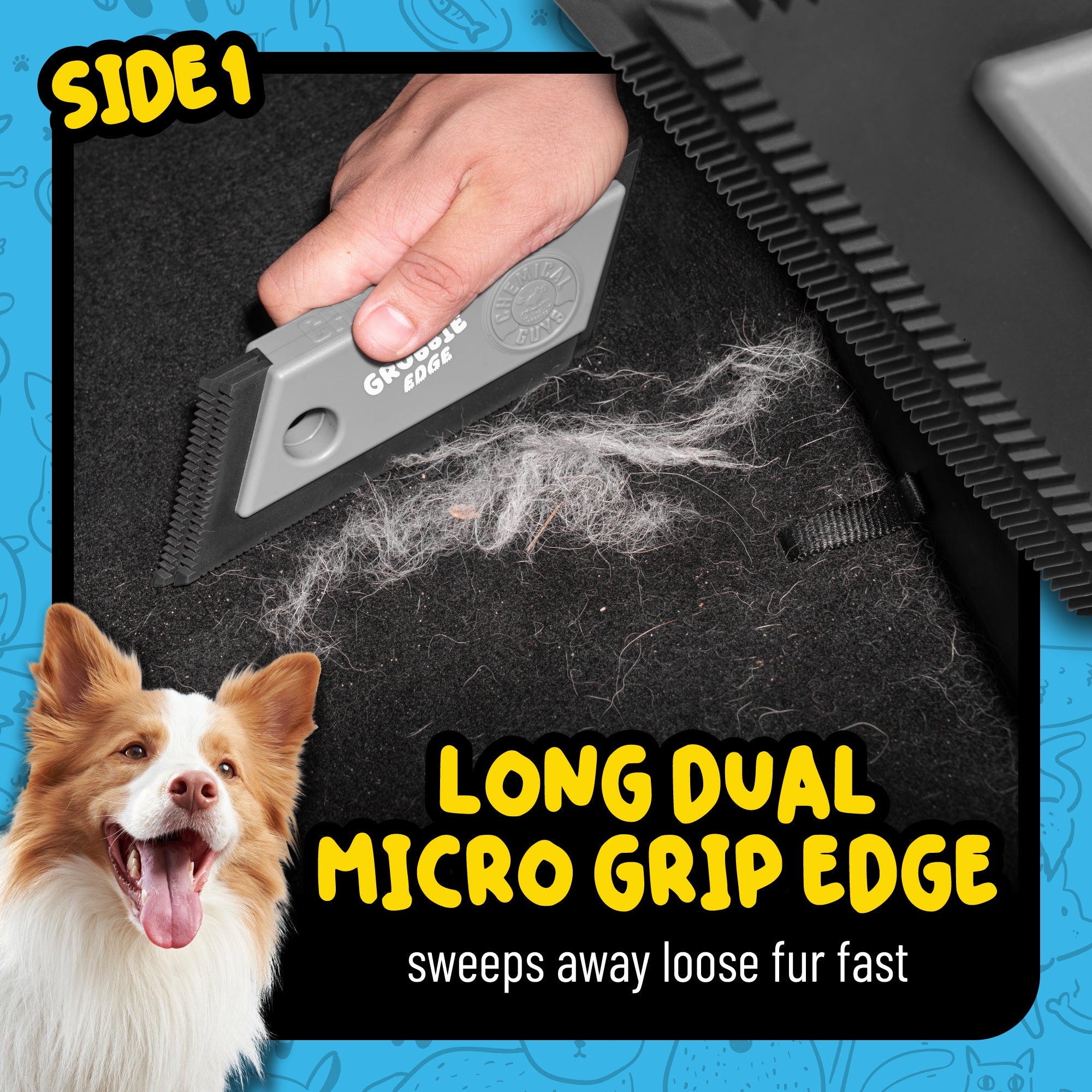 chemical-guys-grubbie-edge-brosse-poils-animaux-tapis-si-ges image 2