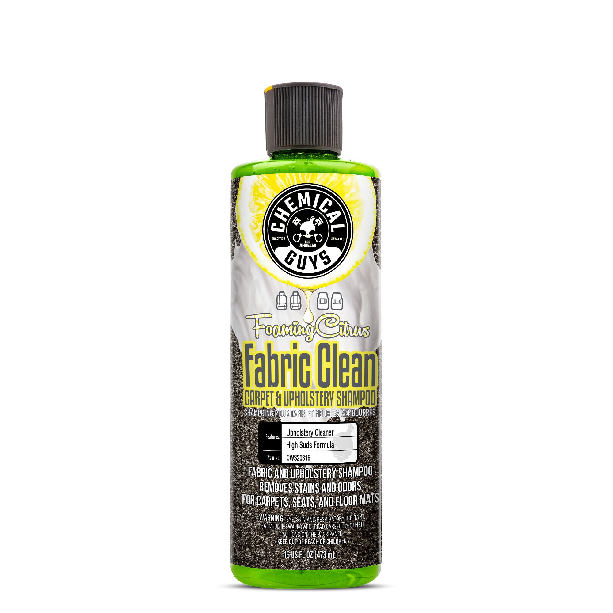 chemical-guys-citrus-shampooing-moquette-voiture-agrumes-473-ml image 1