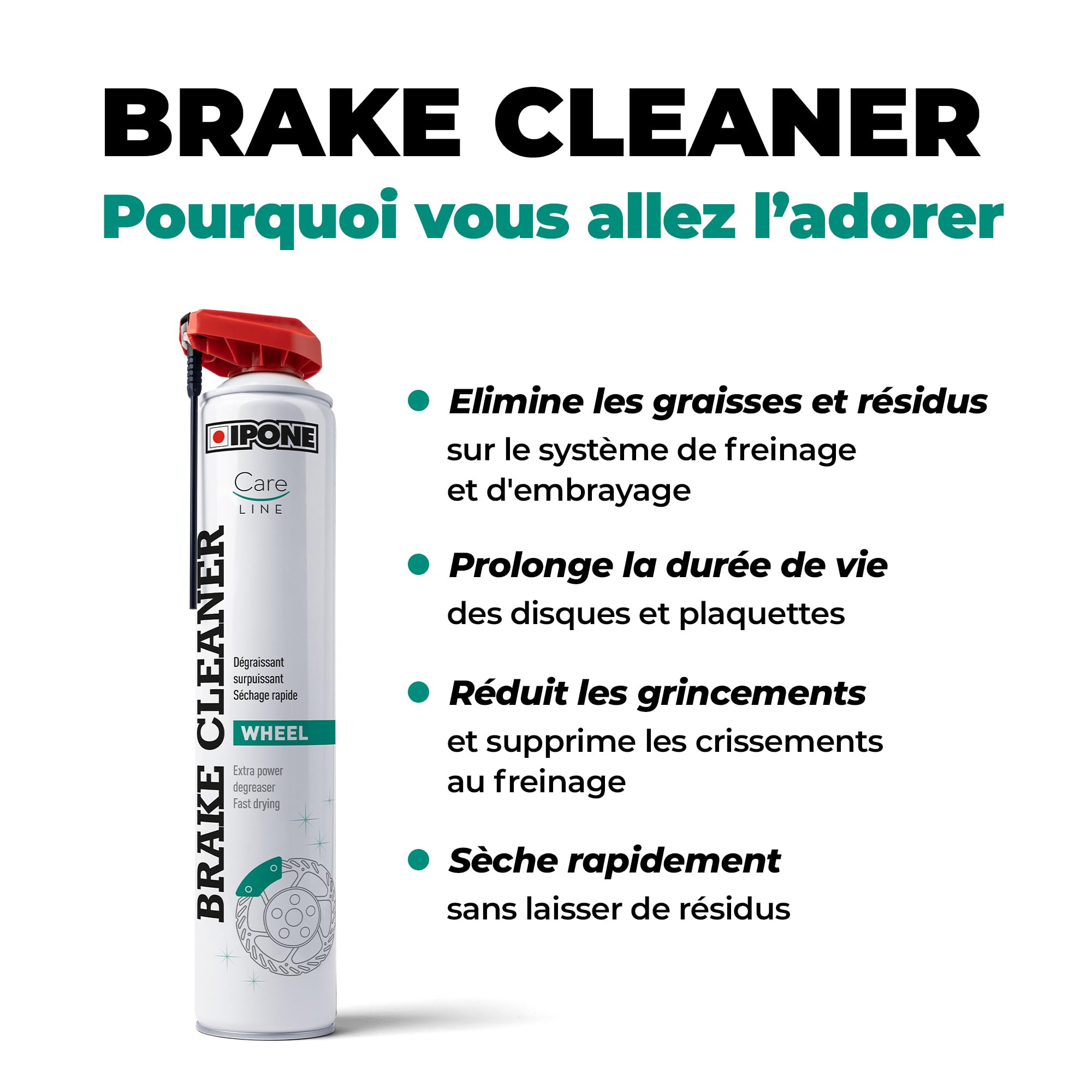 ipone-brake-cleaner-nettoyant-freins-moto-750-ml-d-graissant image 2