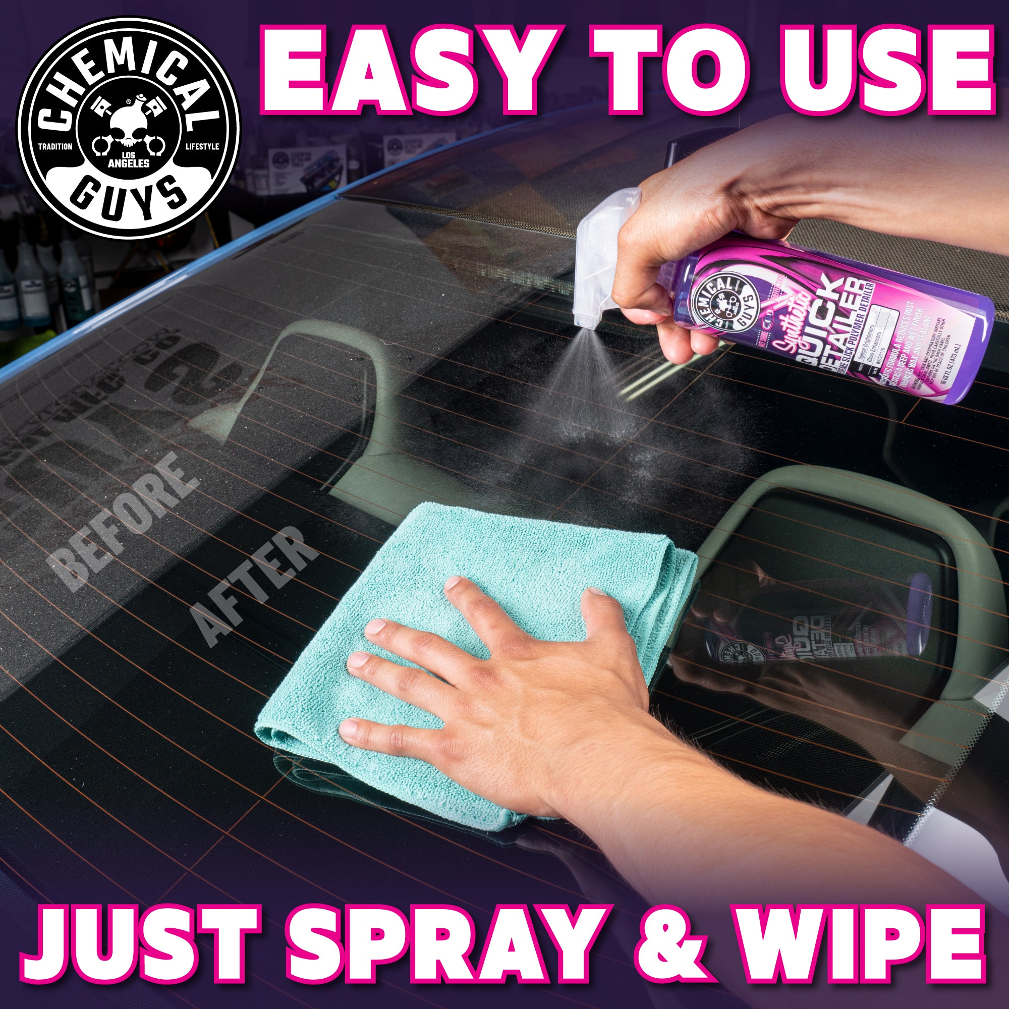chemical-guys-extreme-slick-spray-detailing-rapide-16-oz-sans-traces image 5