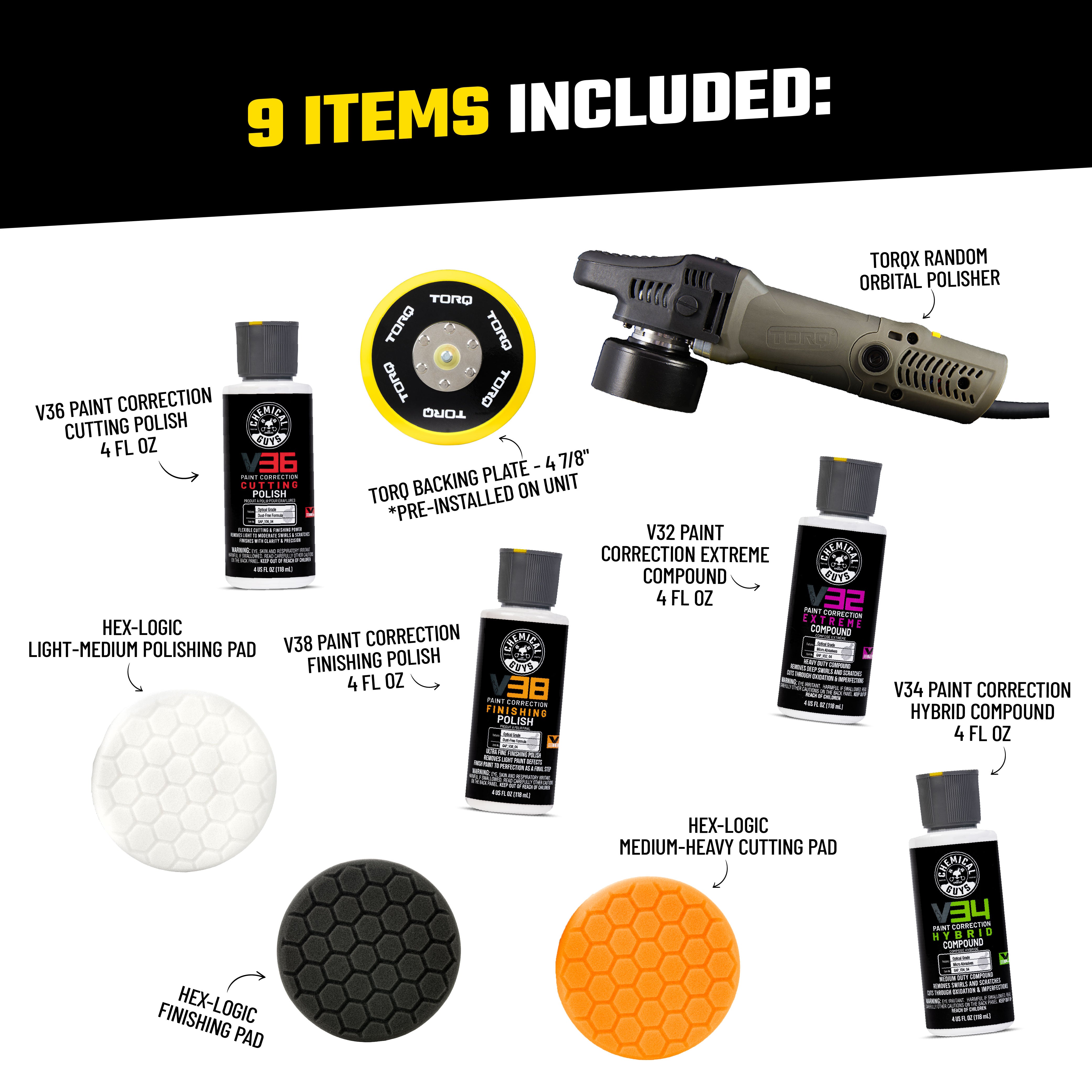 chemical-guys-torqx-kit-polisseuse-orbitale-correction-peinture image 2