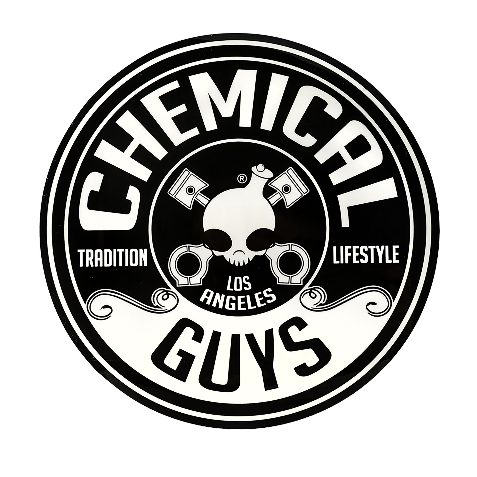 chemical-guys-round-decal-sticker-auto-8-pouces image 4