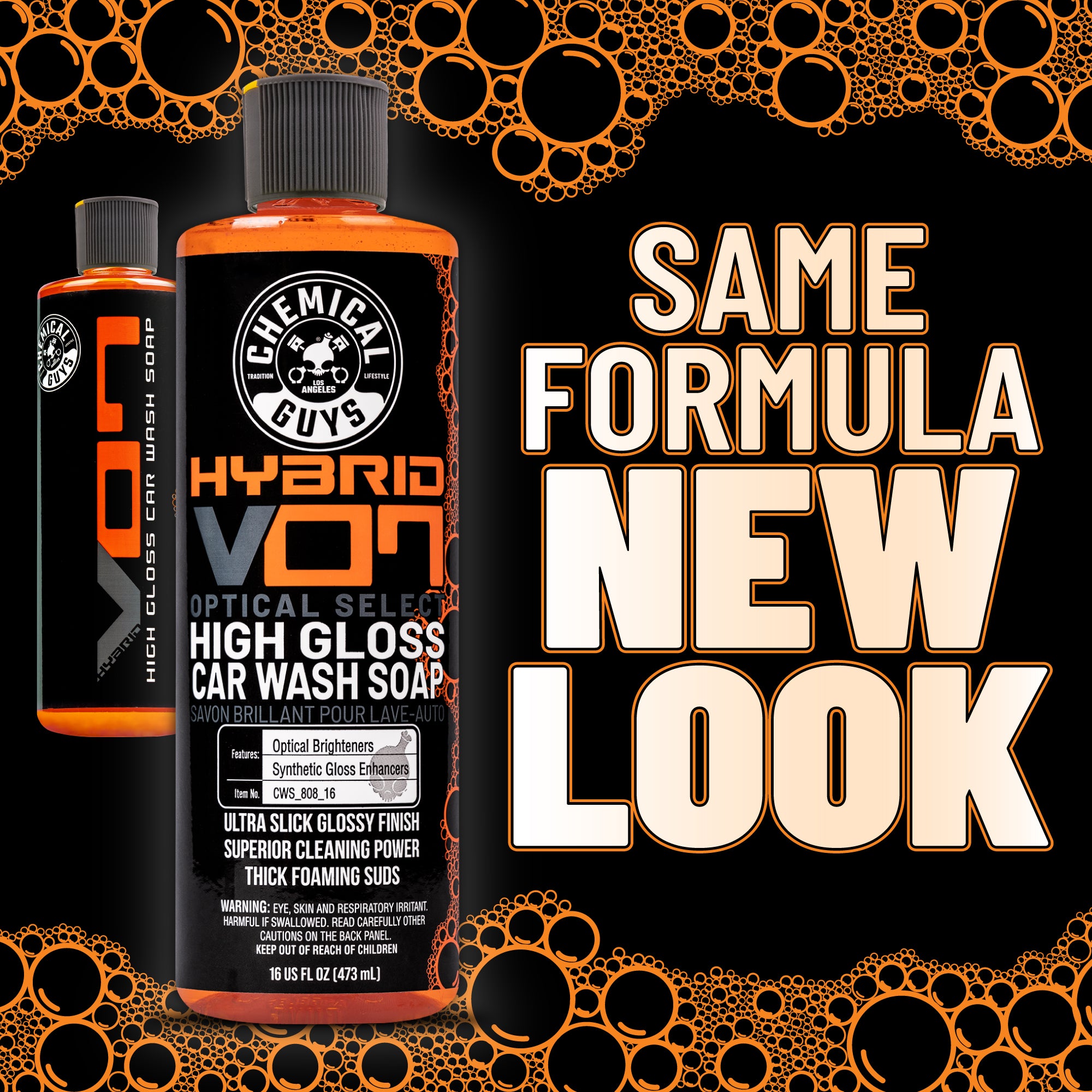 chemical-guys-hybrid-v07-optical-select-shampoing-auto-473-ml-brillance image 2